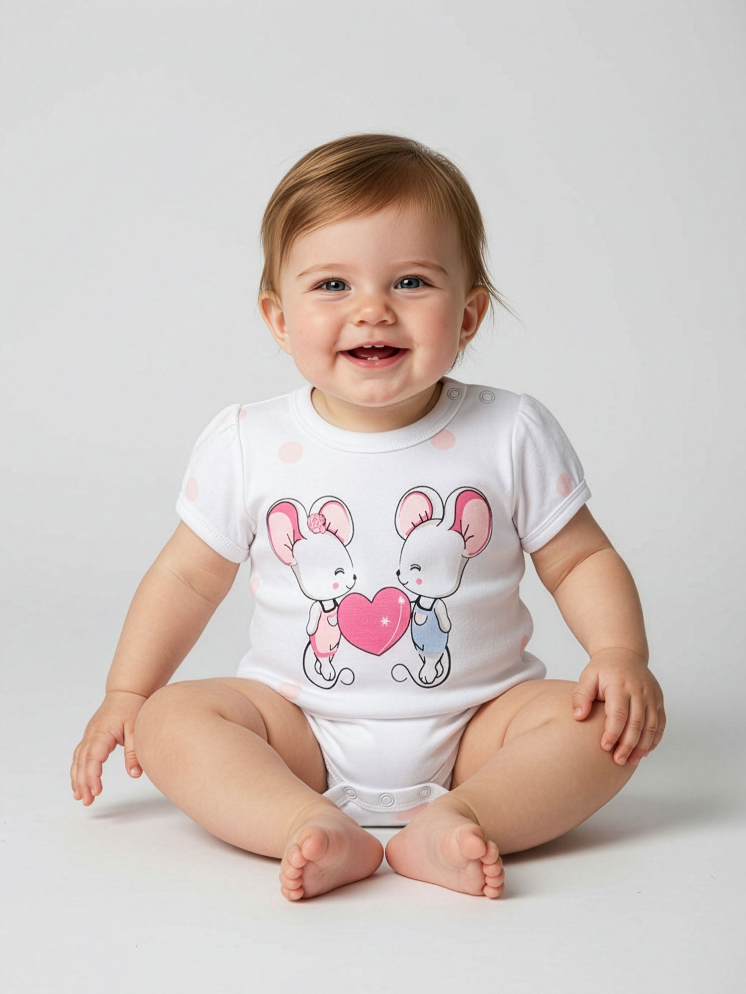 Baby short bodysuit Art.11044