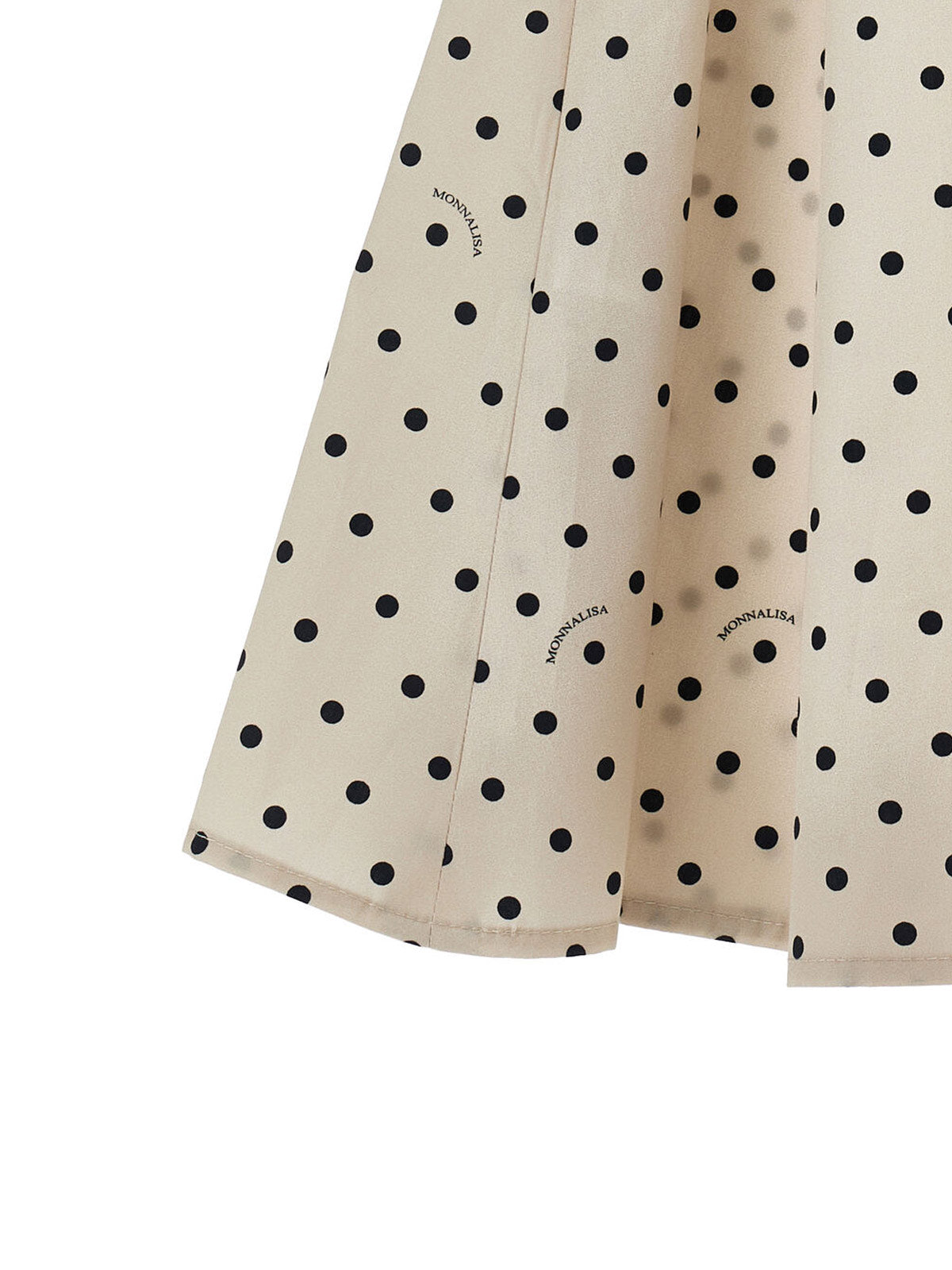 Monnalisa - Girls’ top and skirt set with polka dot print