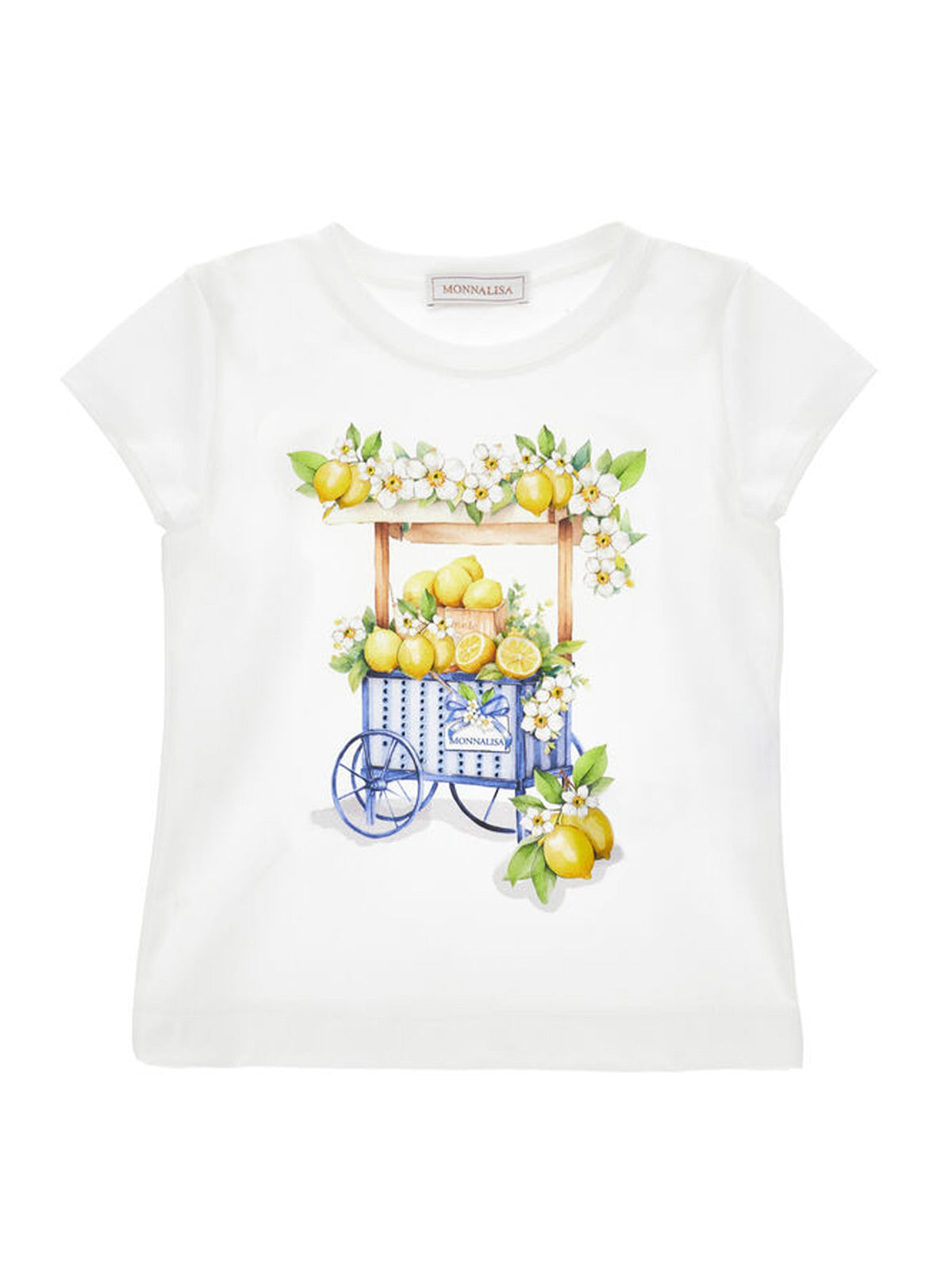 Monnalisa - Girls’ T-Shirt with lemon print-71G605