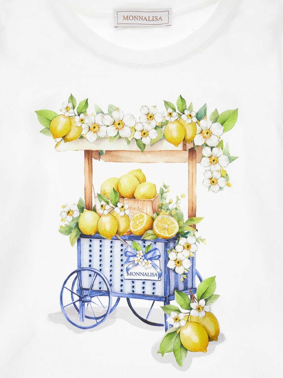 Monnalisa - Girls’ T-Shirt with lemon print-71G605