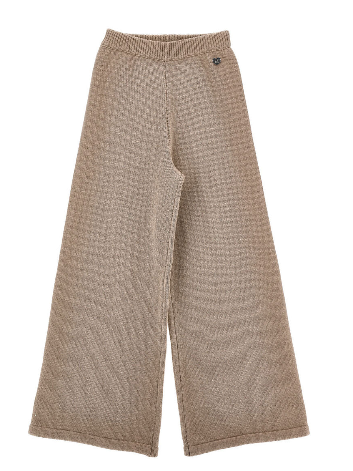 Monnalisa Girl's Elastic Logo Knit Pants-17H409