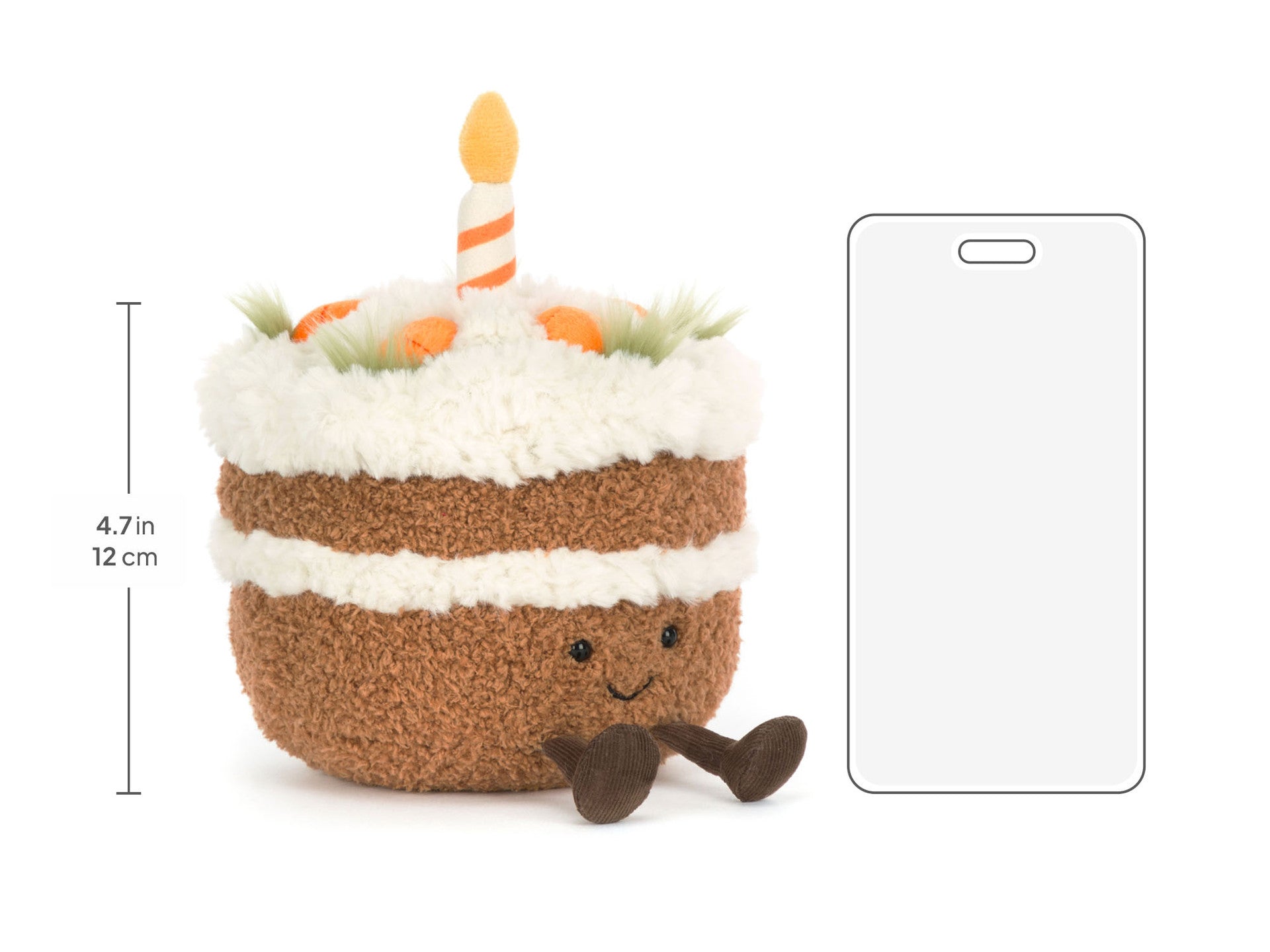 Jellycat Λούτρινο Παιχνίδι Amuseables Carrot Cake