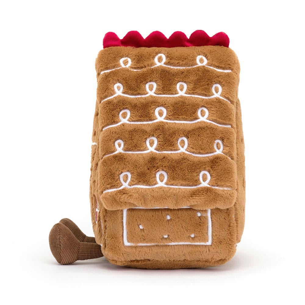 Jellycat soft toy Amuseables Gingerbread House-A2GHO