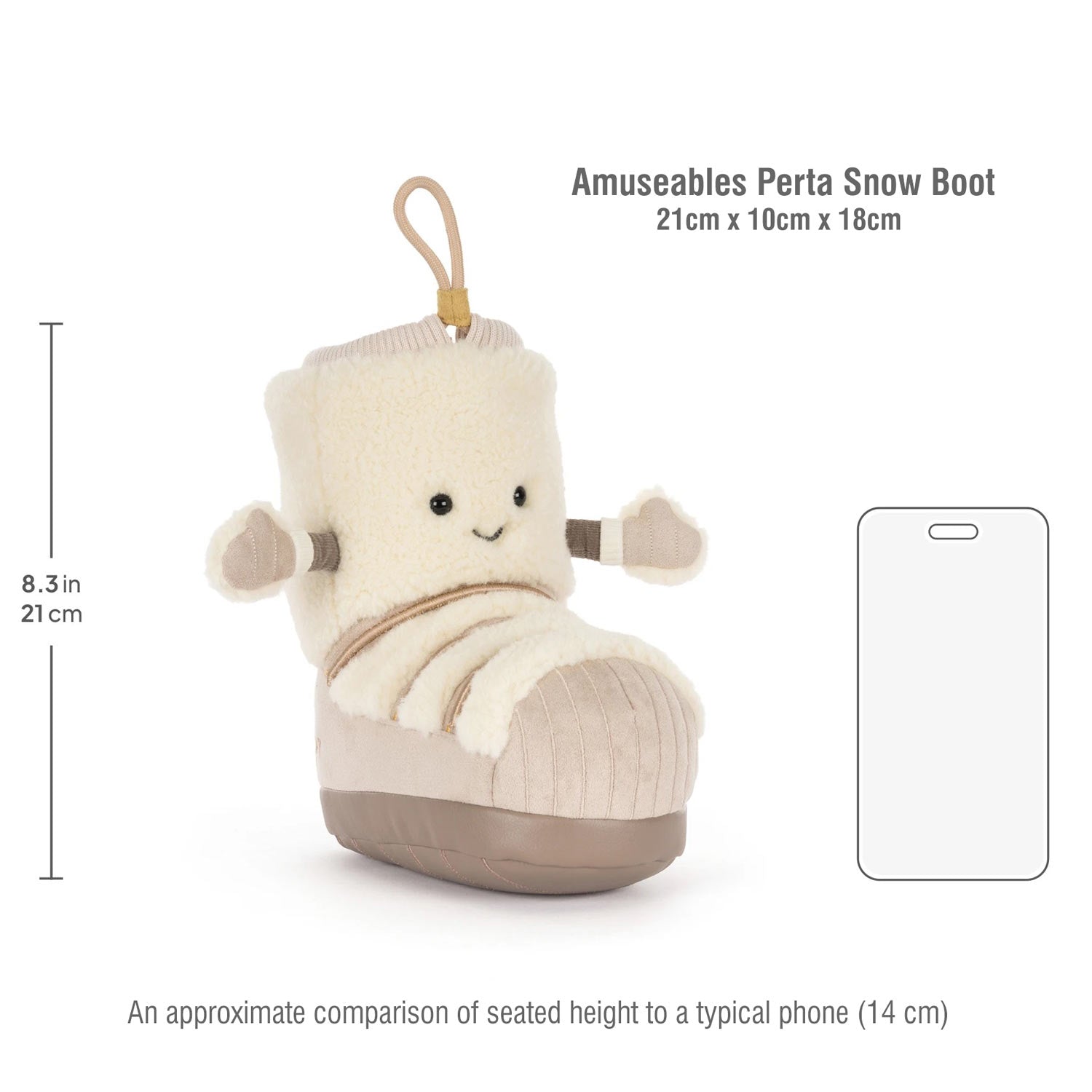 Jellycat Λούτρινο Παιχνίδι Amuseables Perta Snow Boot