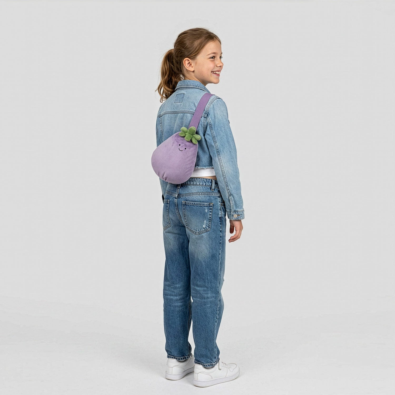 Jellycat Παιδική Τσάντα- Amuseables Aubergine Bum Bag