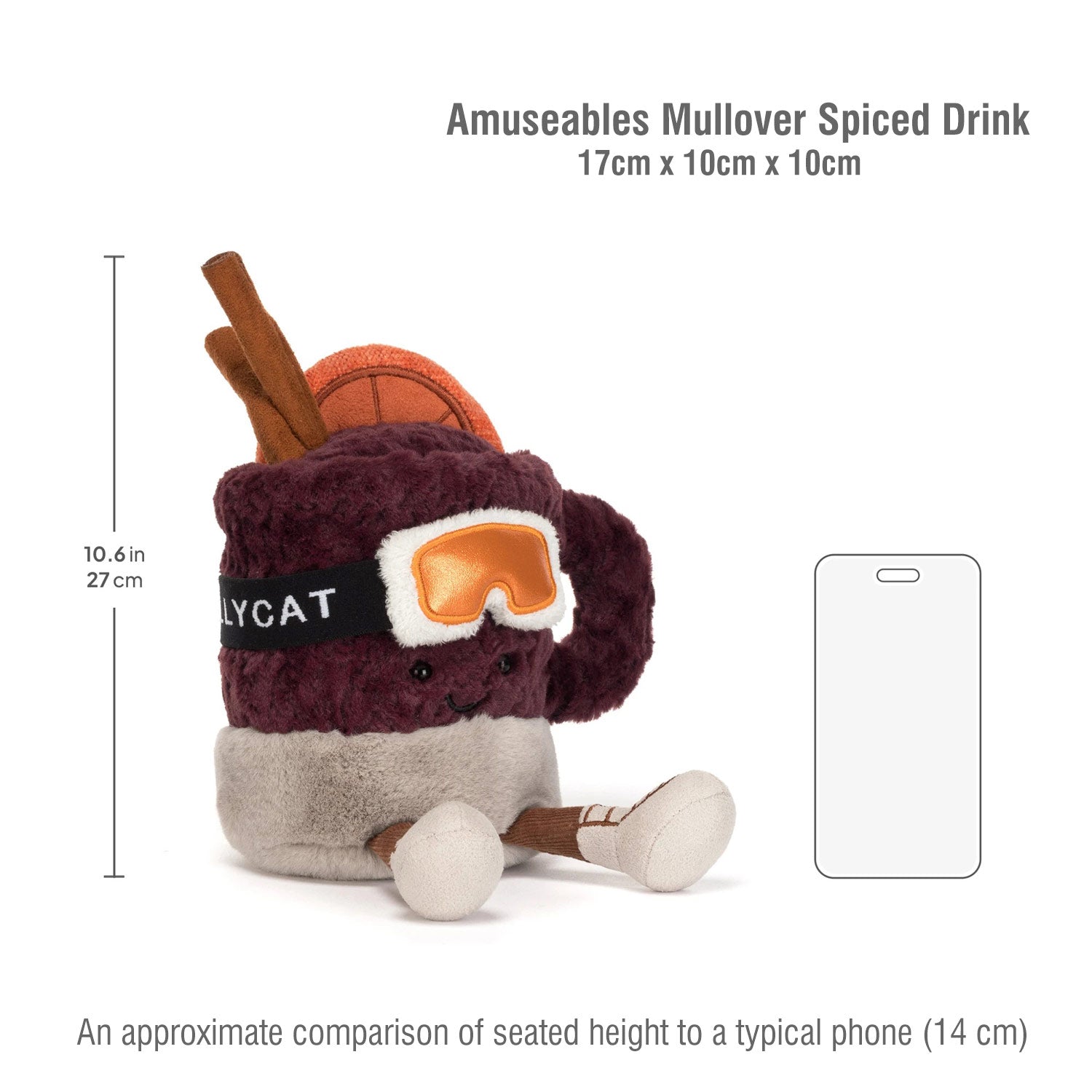 Jellycat Λούτρινο Amuseables Mullover Spiced Drink