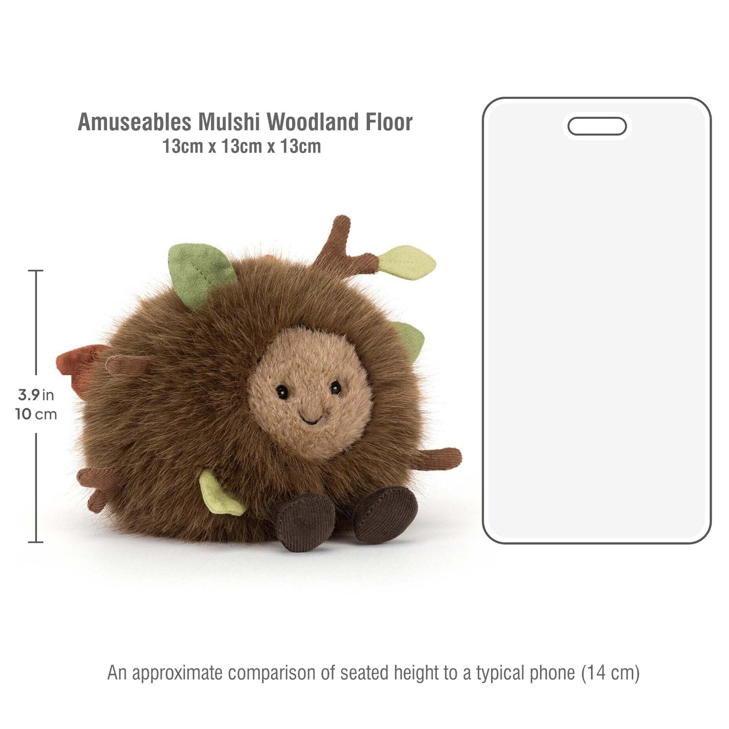 Jellycat Μαλακό Παιχνίδι  Amuseables Mulshi Woodland Floor