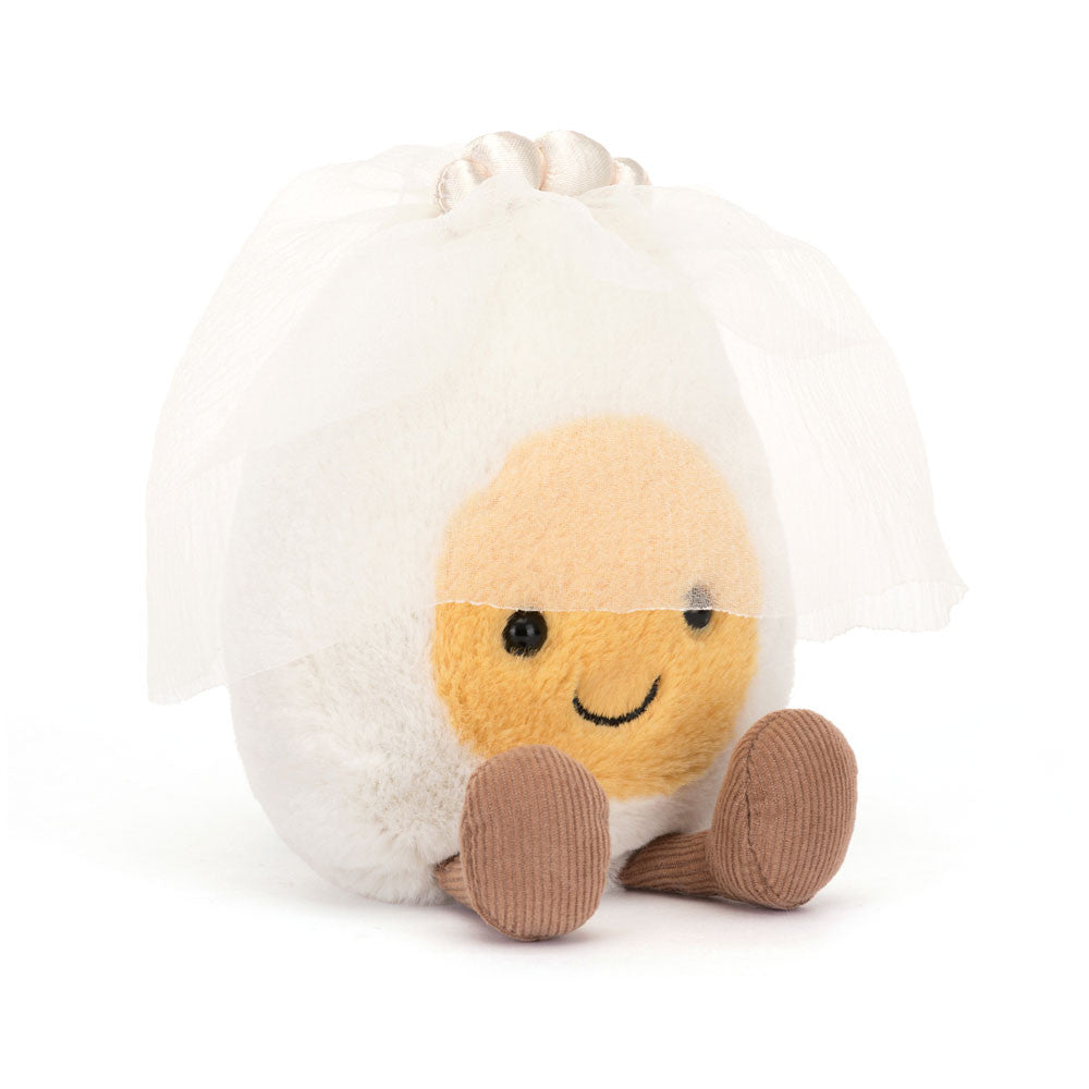 Jellycat soft toy Amuseables Boiled Egg Bride A6BEBR
