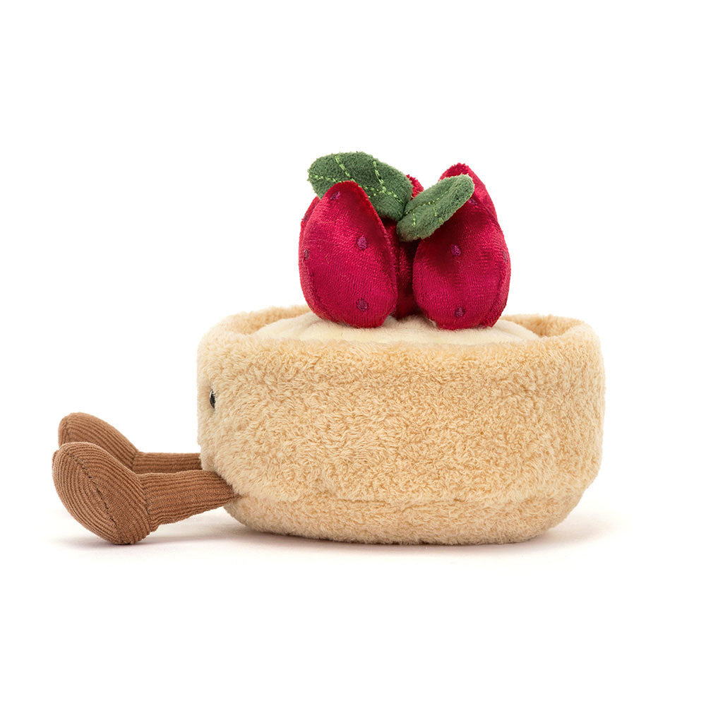 Jellycat Λούτρινο Παιχνίδι Jellycat soft toy Amuseables Fleurette Tarte Aux Fraises