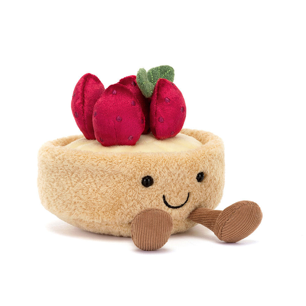Jellycat Λούτρινο Παιχνίδι Jellycat soft toy Amuseables Fleurette Tarte Aux Fraises