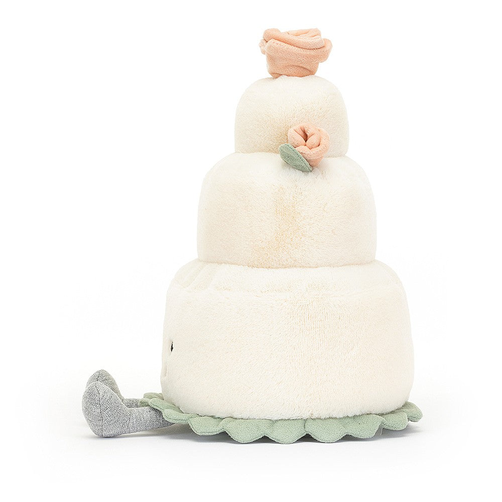 Jellycat soft toy-Amuseable Wedding Cake-A1WED