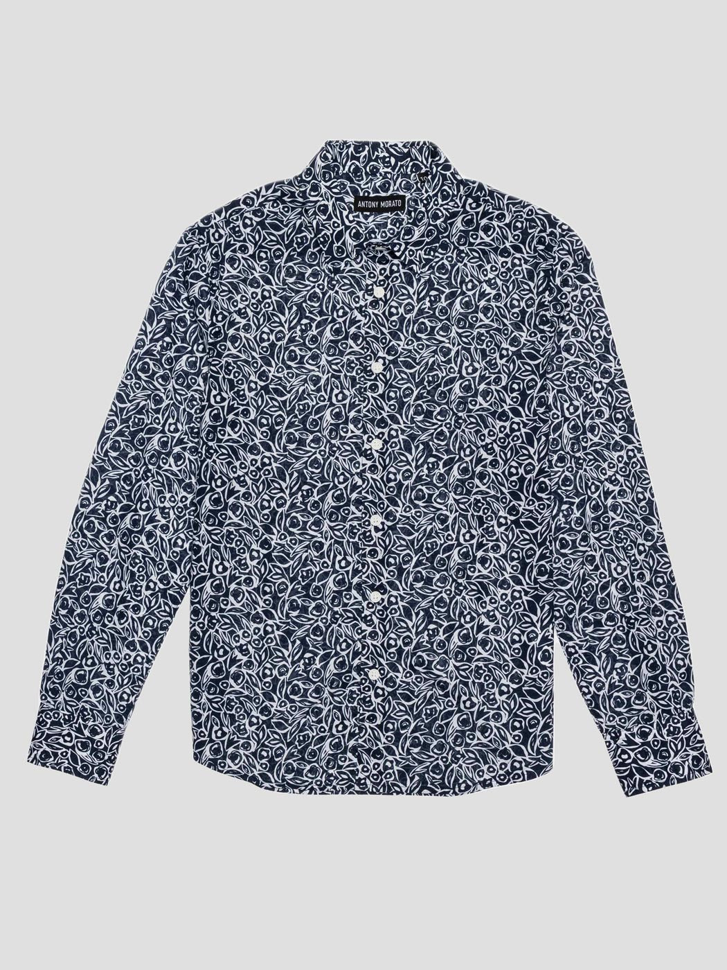 Antony Morato βαμβακερό πουκάμισο με τύπωμα