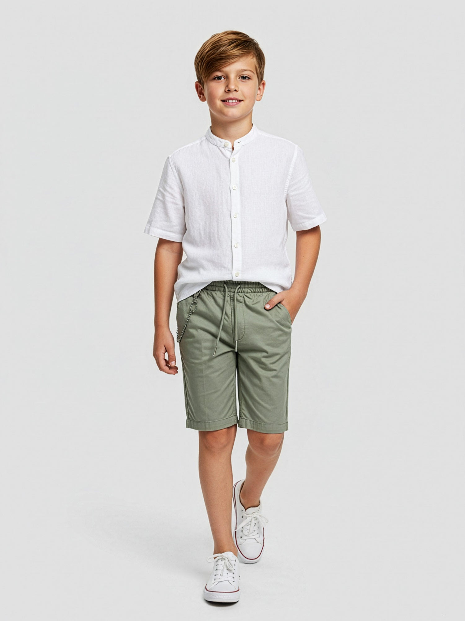 Antony Morato carrot fit shorts with decorative chain
