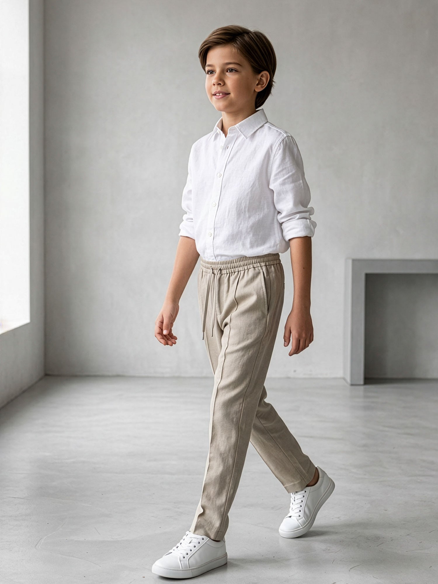 Antony Morato boys' trousers regular fit in twill blend
