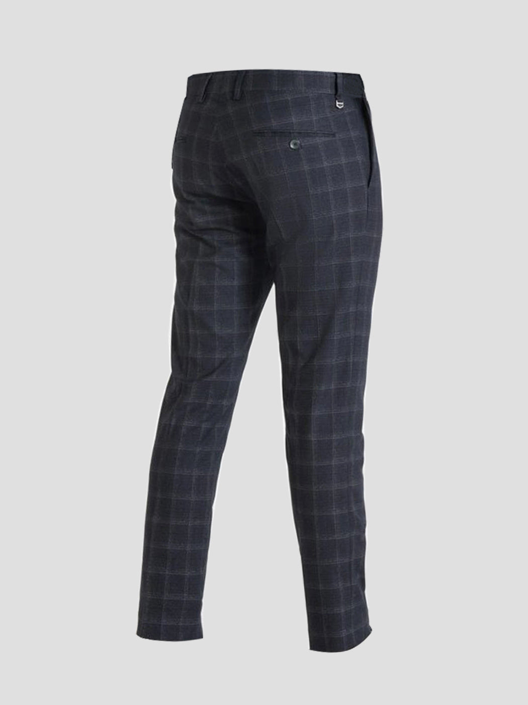 ANTONY MORATO Blue Trousers with a check pattern for boy - MKTS00013