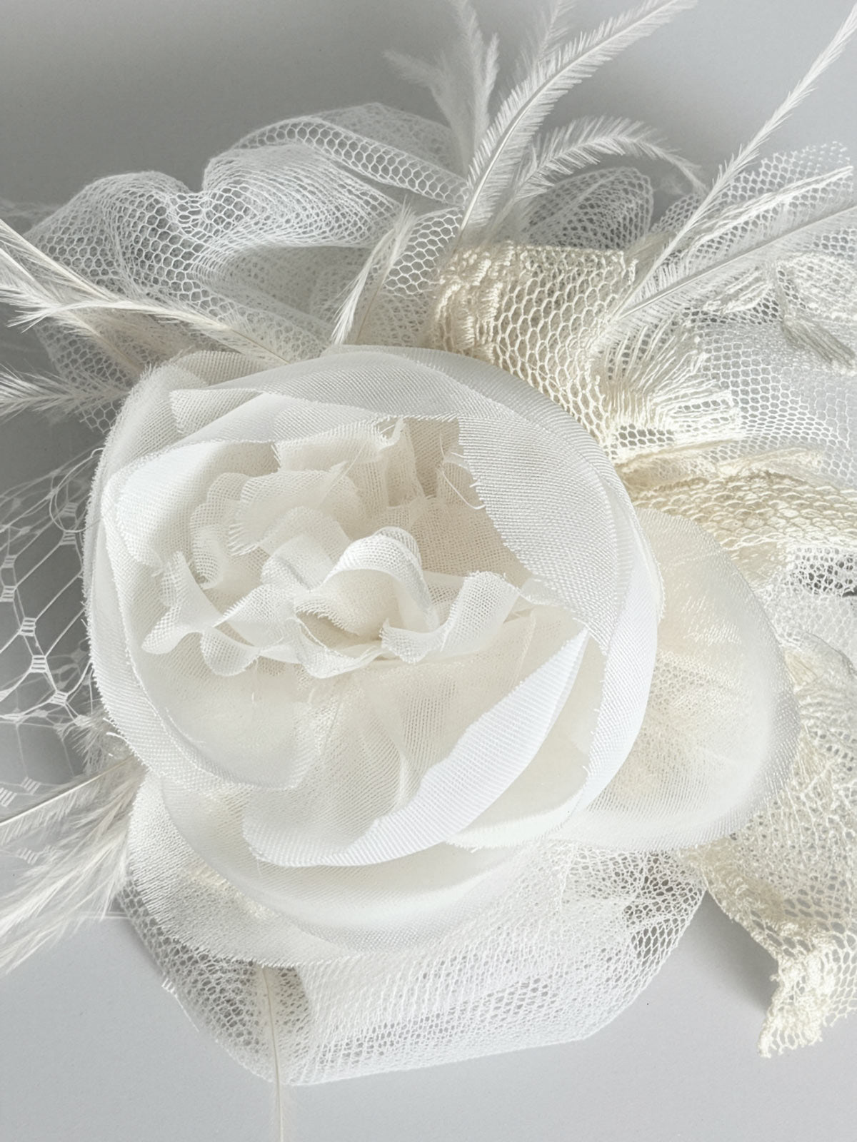 Girl's Hair ribbon with flower-ARLETTE