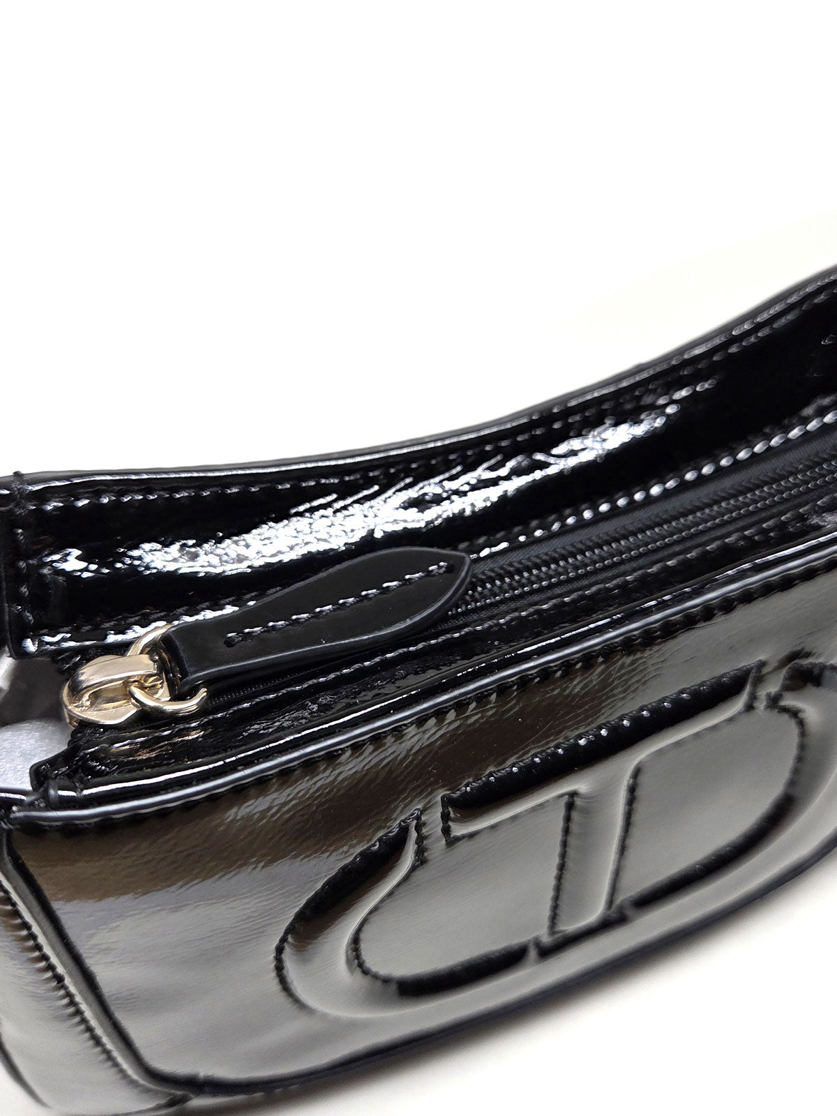 Twinset Τσάντα ώμου για κορίτσια από τεχνητό δέρμα - Μαύρο