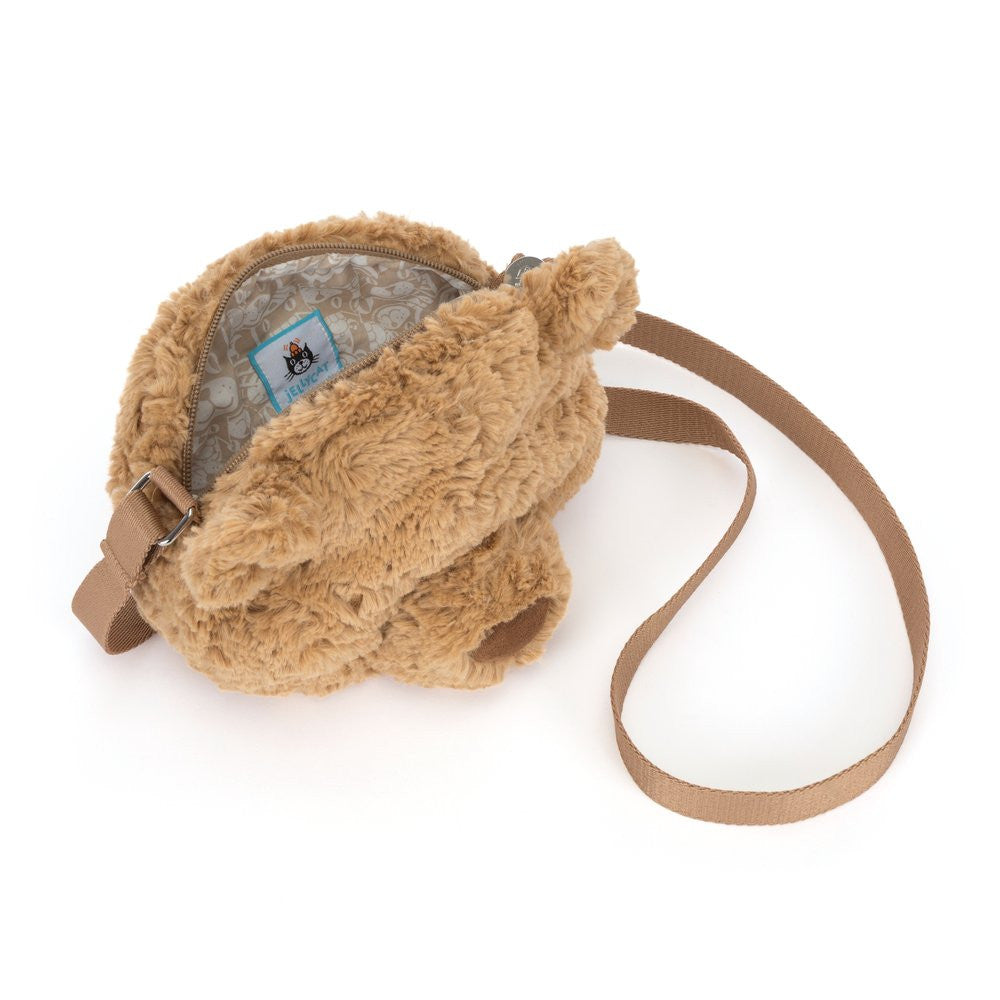 Jellycat Bartholomew Bear Shoulder Bag-BAR4BBR