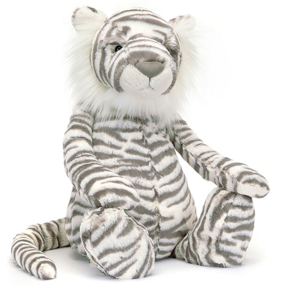 Jellycat soft toy Bashful Snow Tiger Really Big-BARB1ST