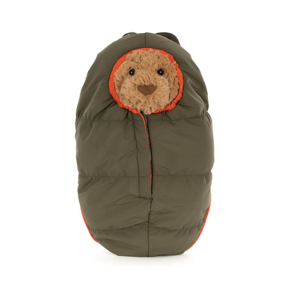 Jellycat soft toy Bartholomew Bear Hiking Outfit-BARM2OD