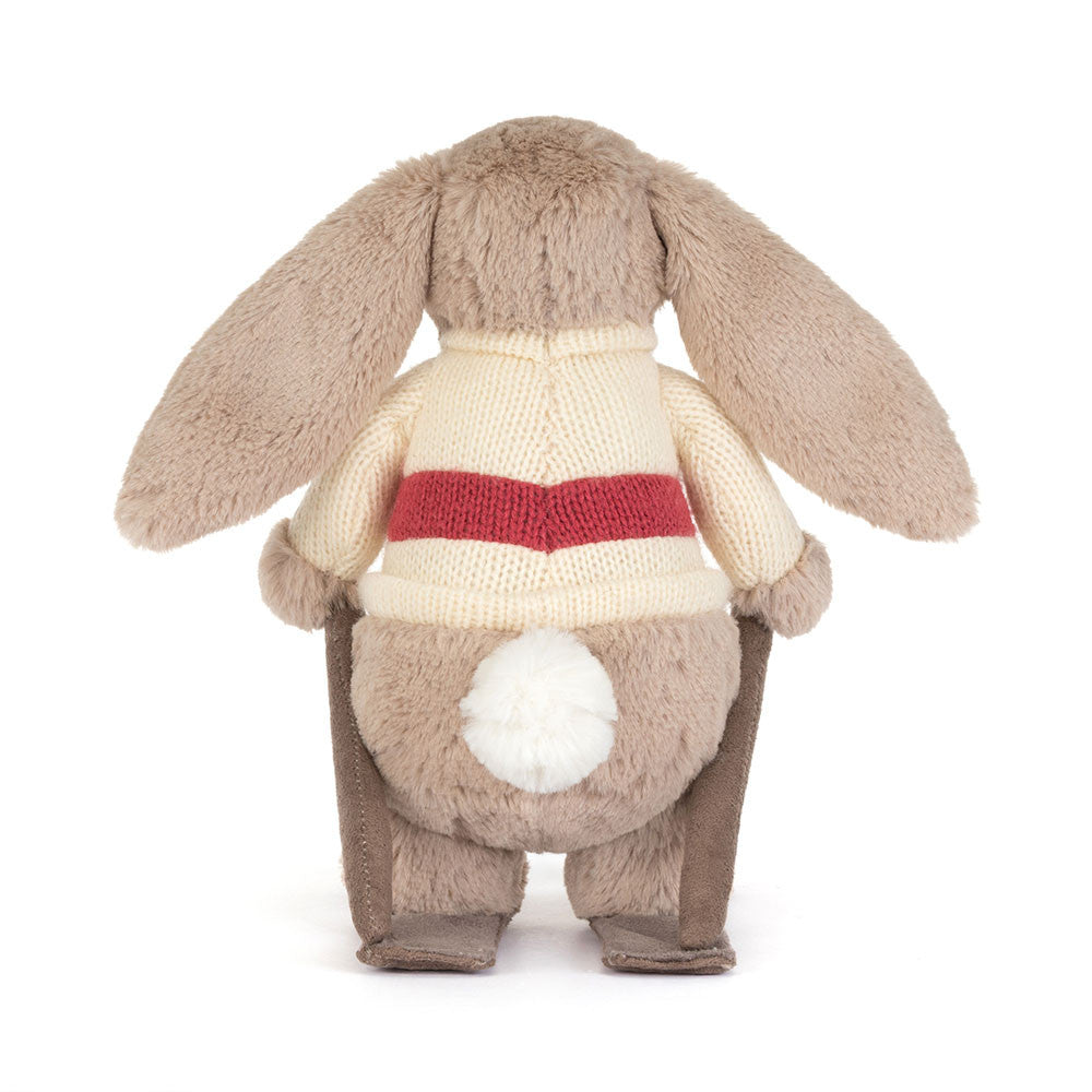 Jellycat soft toy Bashful Bunny Gold Medal Ski Outfit-BAS3BSK