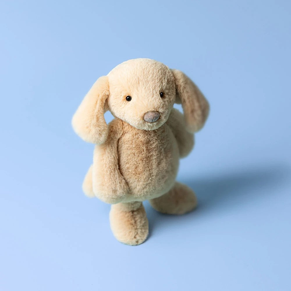 Jellycat soft toy Bashful Luxe Puppy Orlando-BAS3PUP