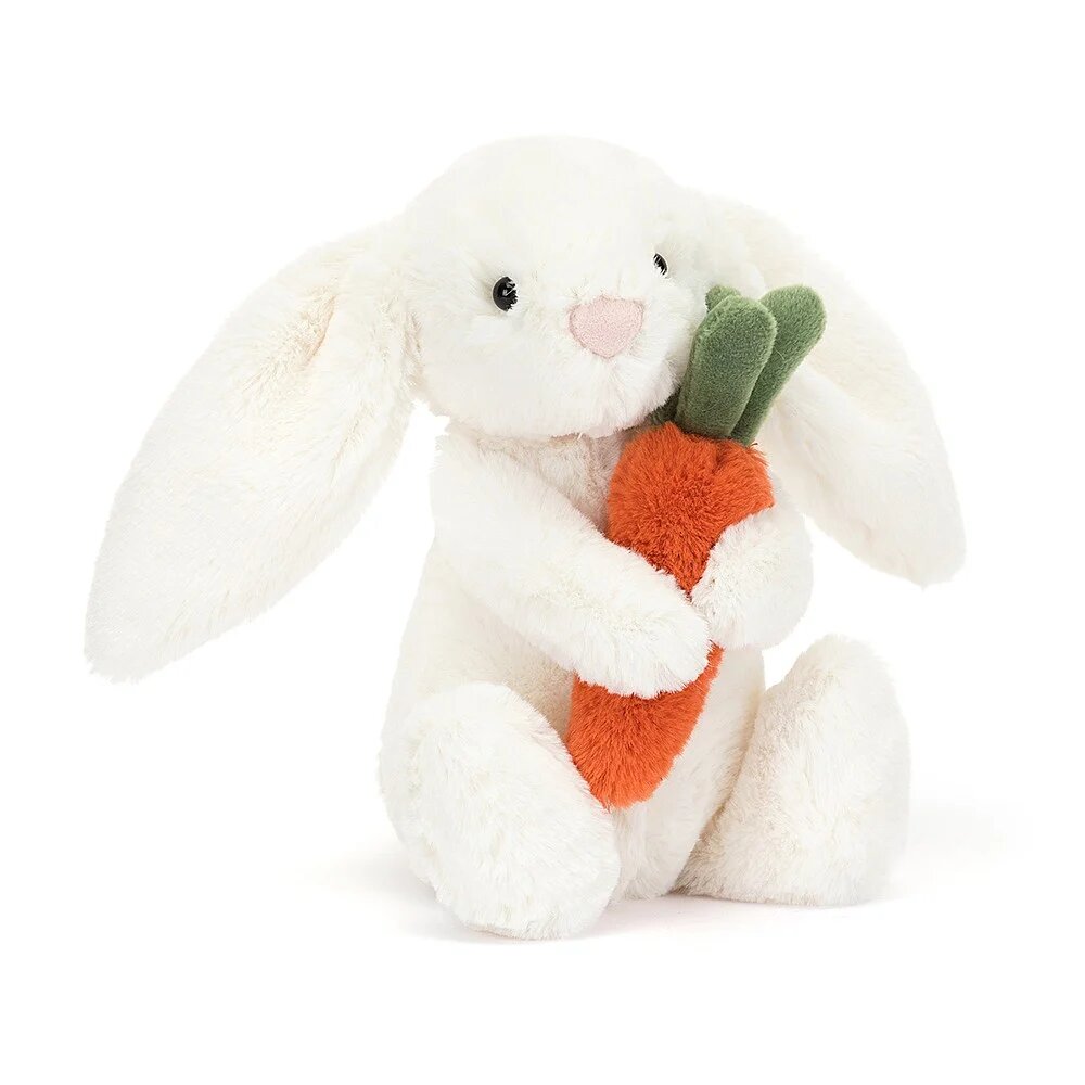 Jellycat Λούτρινο Παιχνίδι Bashful Carrot Bunny - BB6C