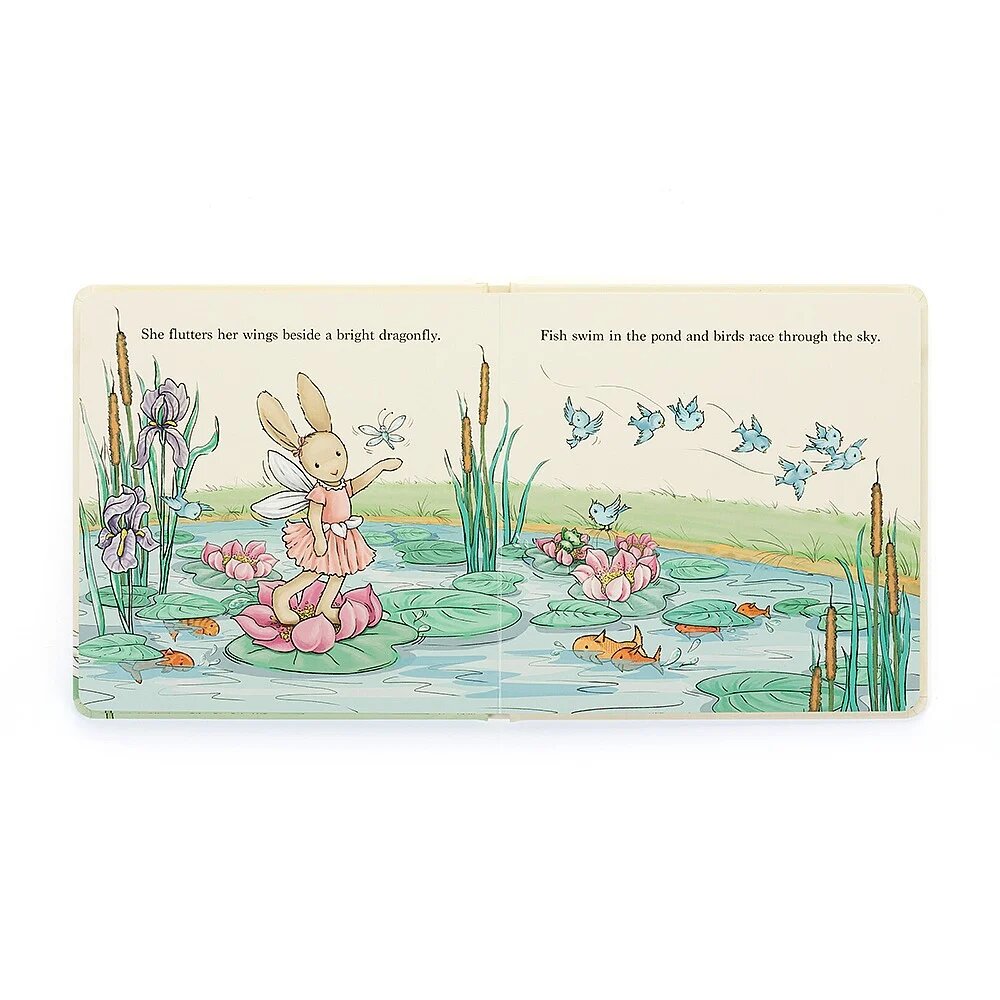 Jellycat Lottie Fairy Bunny Book-BK4LOTBF