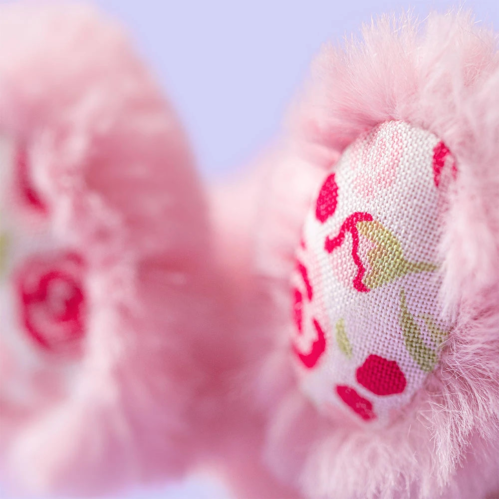 Jellycat soft toy Blushkin Blossom Bunny Bag Charm-BP4ROSE