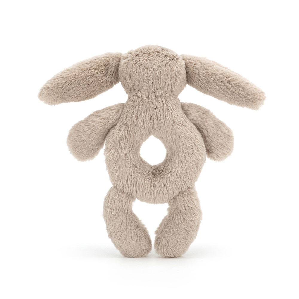 Jellycat μαλακό παιχνίδι κουδουνίστρα Bashful Beige Bunny Ring Rattle