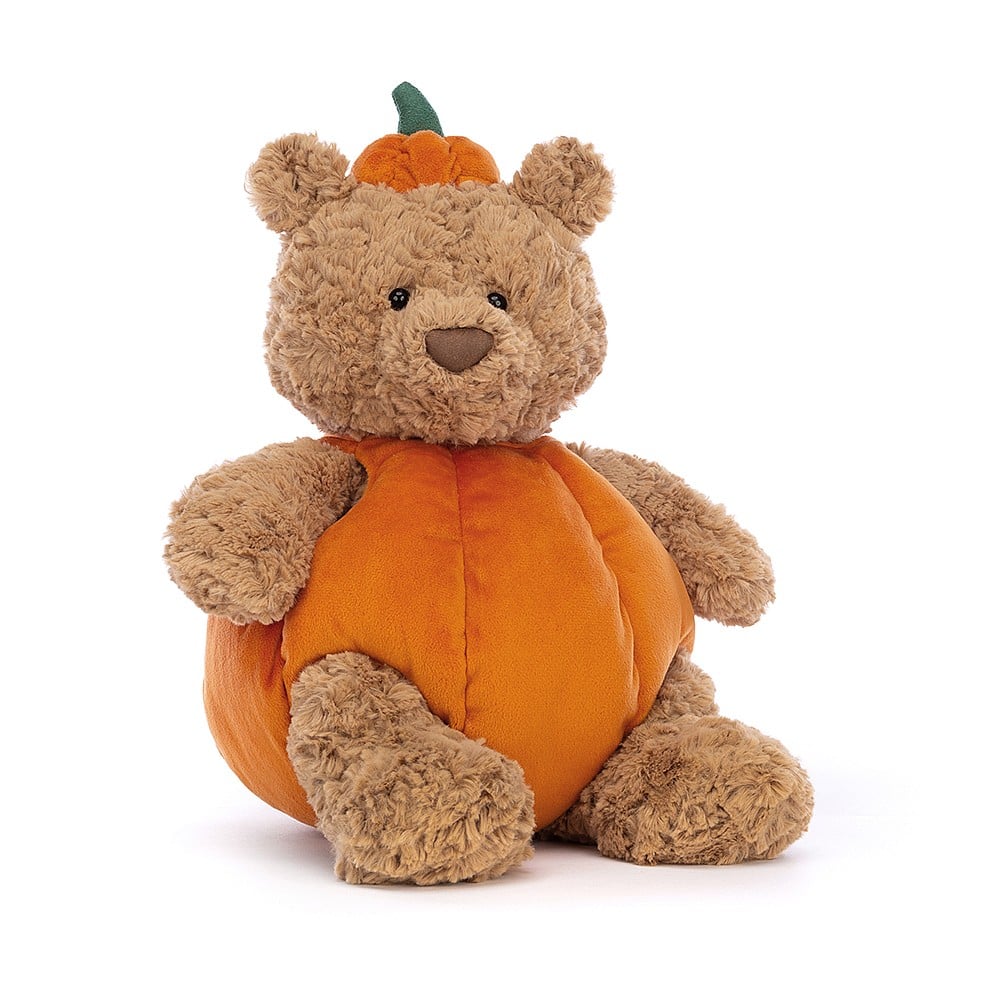 Jellycat soft toy-Bartholomew Bear Pumpkin-BARL2PUM