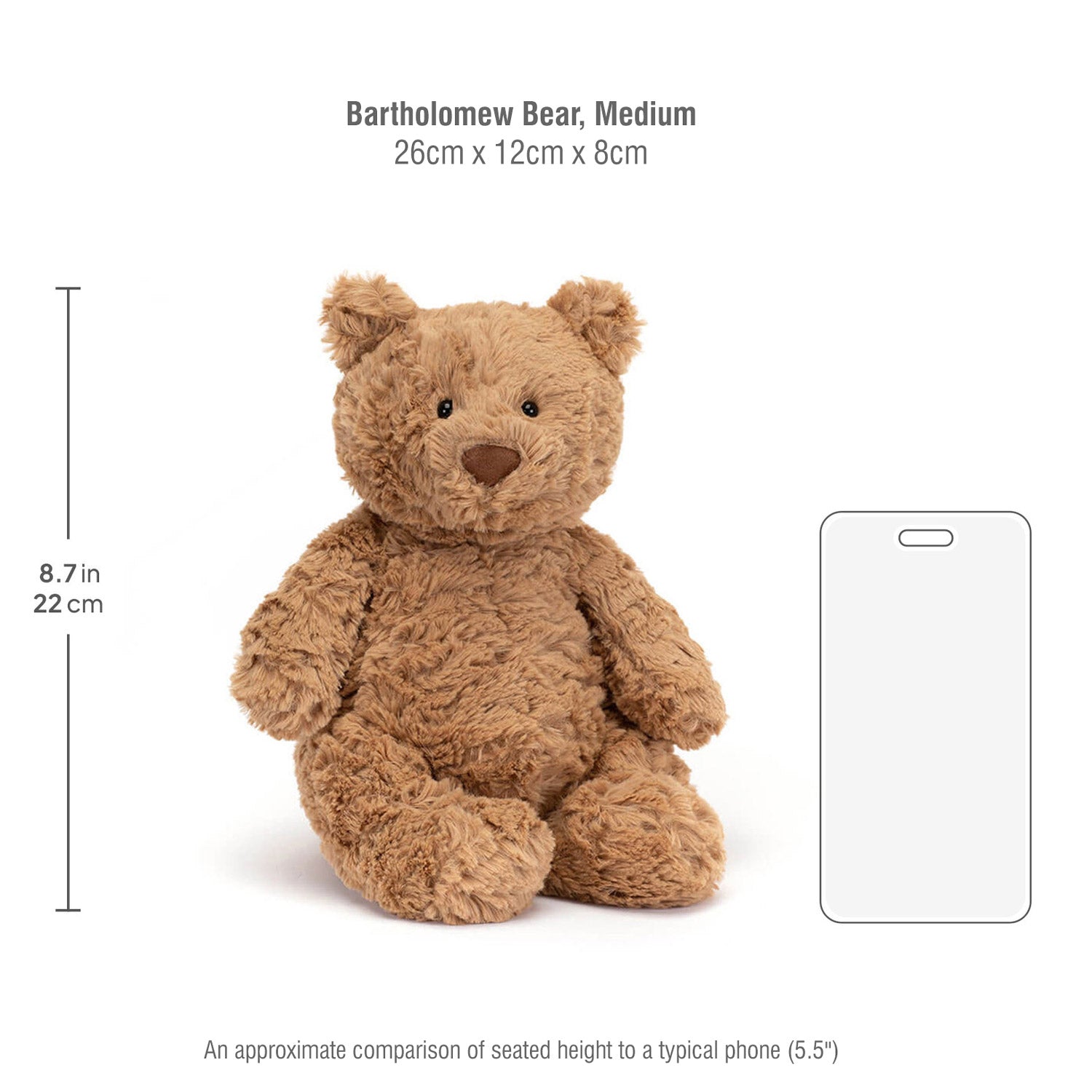 Jellycat Μαλακό Παιχνίδι  Bartholomew Bear Medium