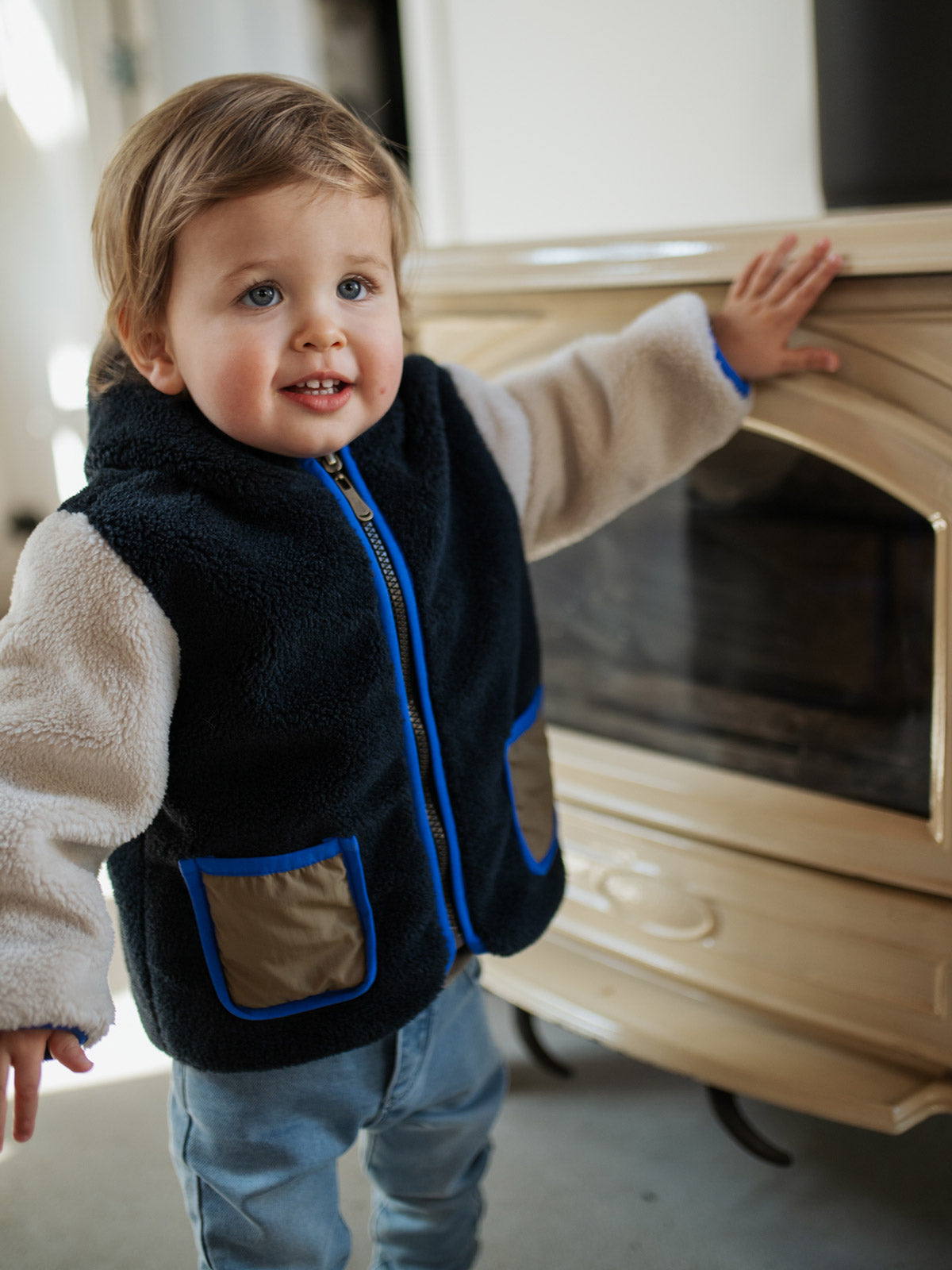 Babyface-Baby Boys teddy jacket Reversible-BBE25427101