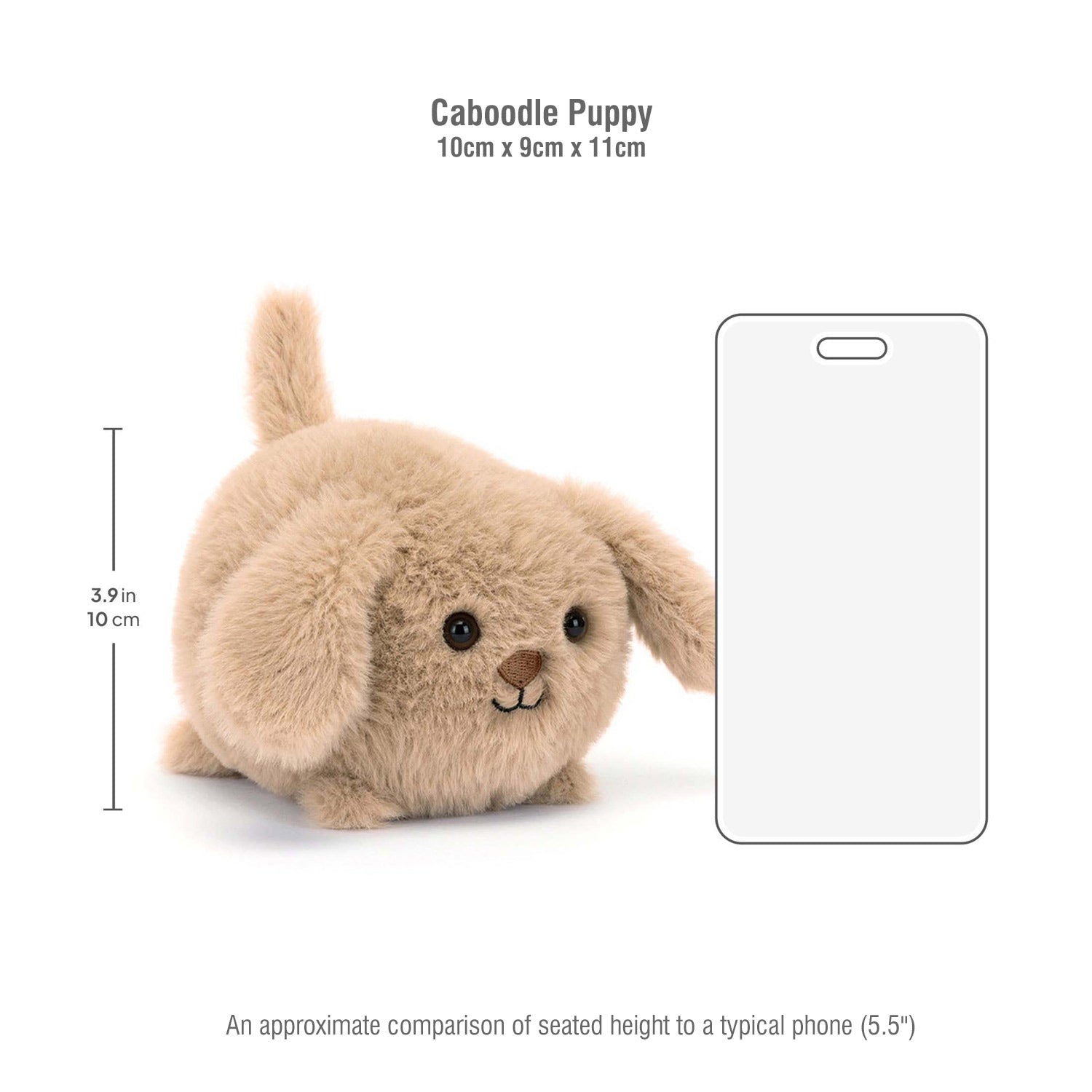 Jellycat Λούτρινο Παιχνίδι Caboodle Puppy