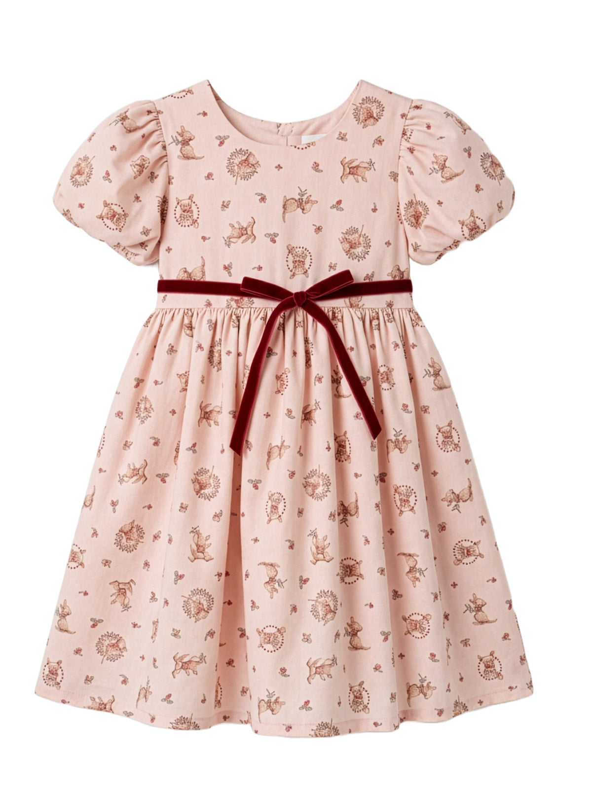 Girl's cotton printed dress-Cadena
