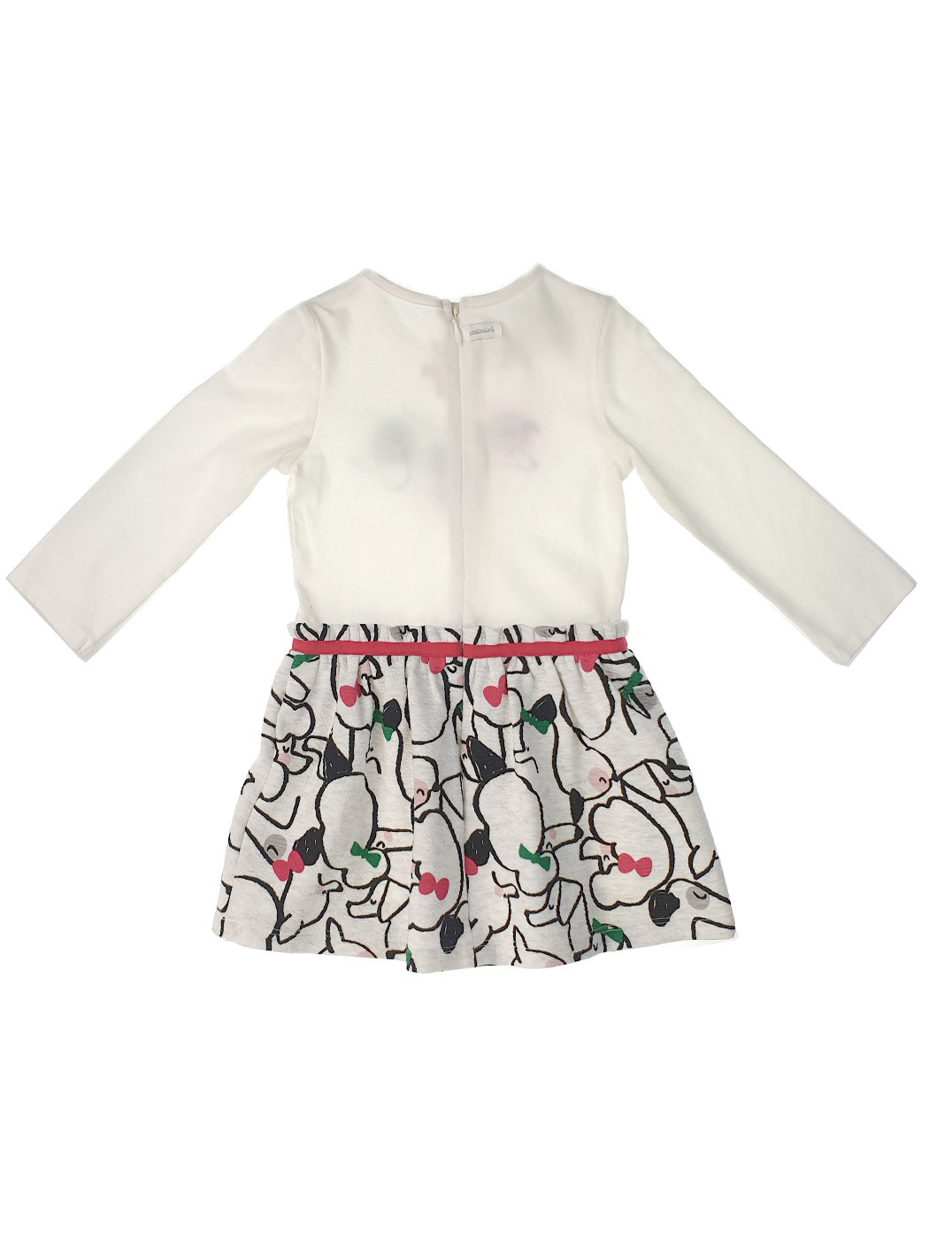 Baby girl's coton dress - CP30073-Cream