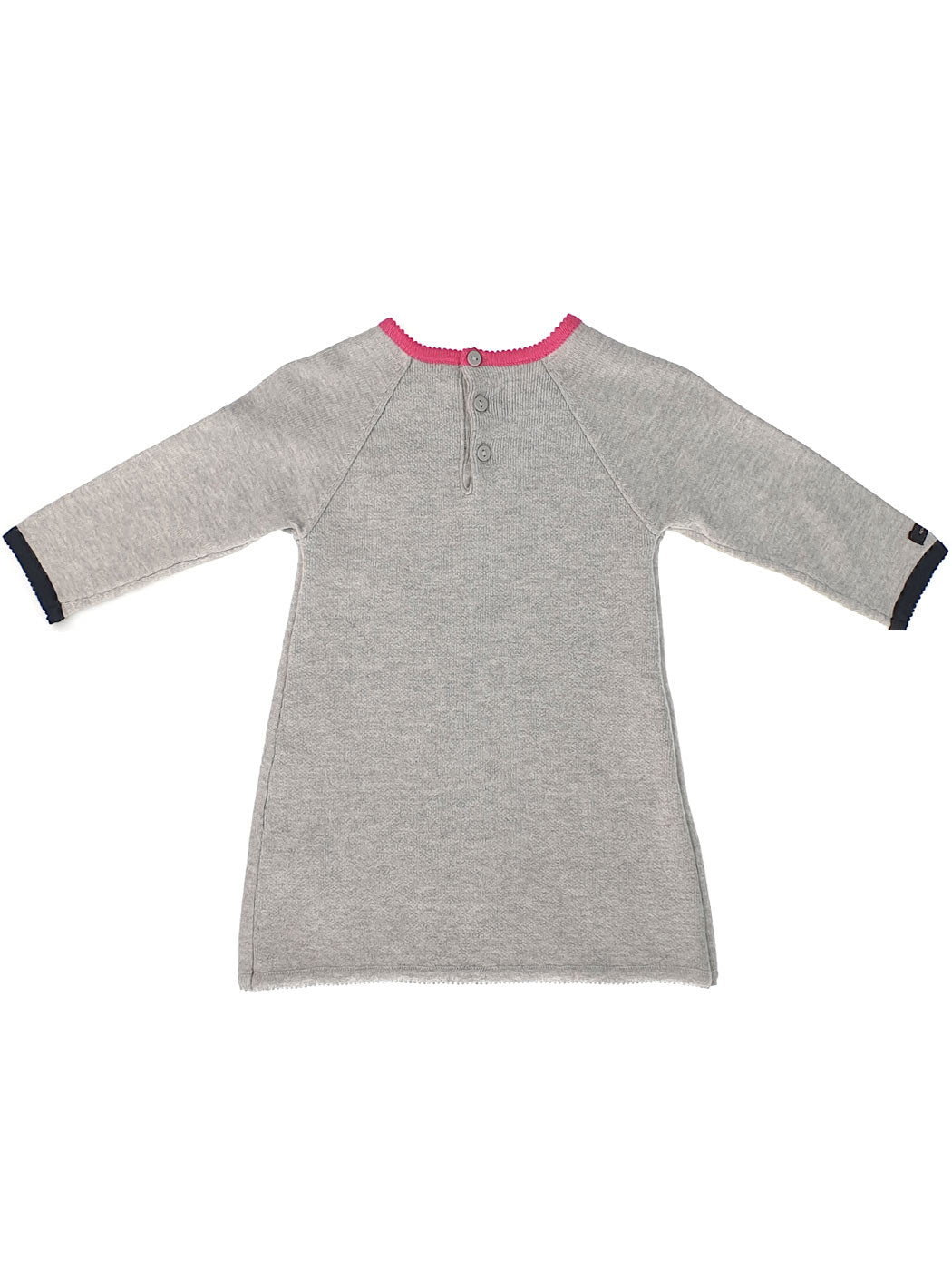 Baby Girl's knitted dress-CM30163-Grey