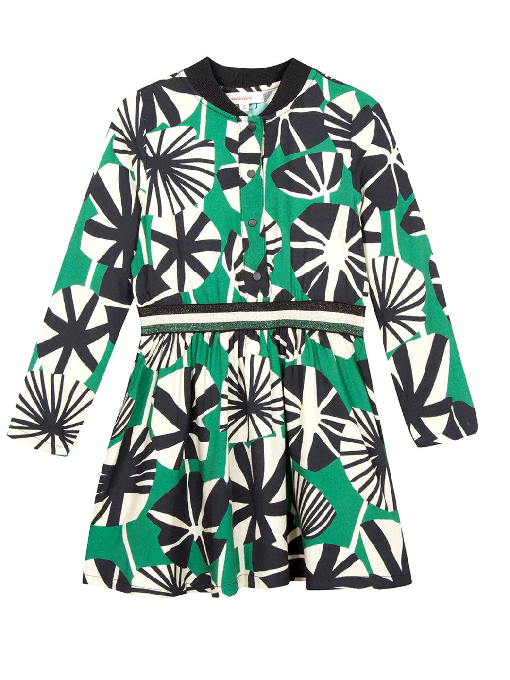 CATIMINI Πράσινο Βρεφικό φόρεμα floral