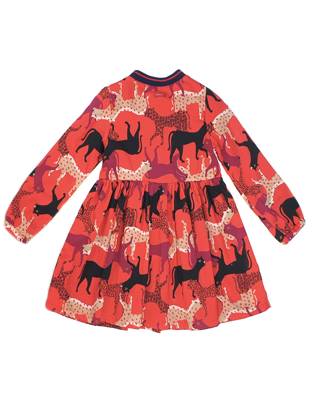 Girl's cotton floral dress-CP30203 Red