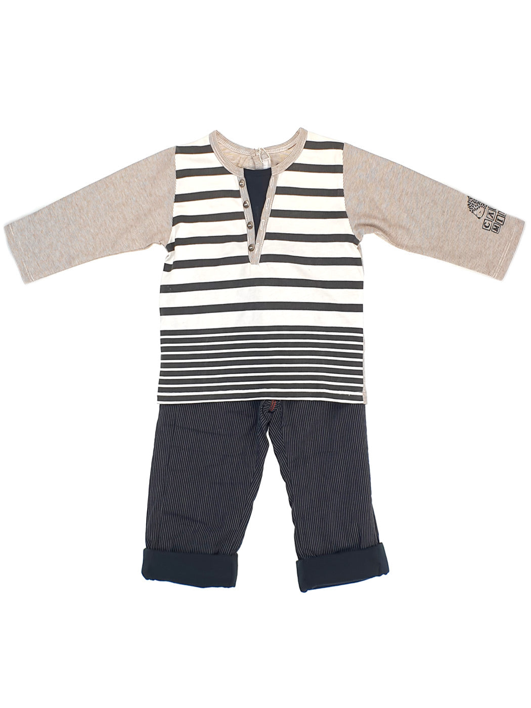 Baby boy's outfit 2pcs-C436111 Beige