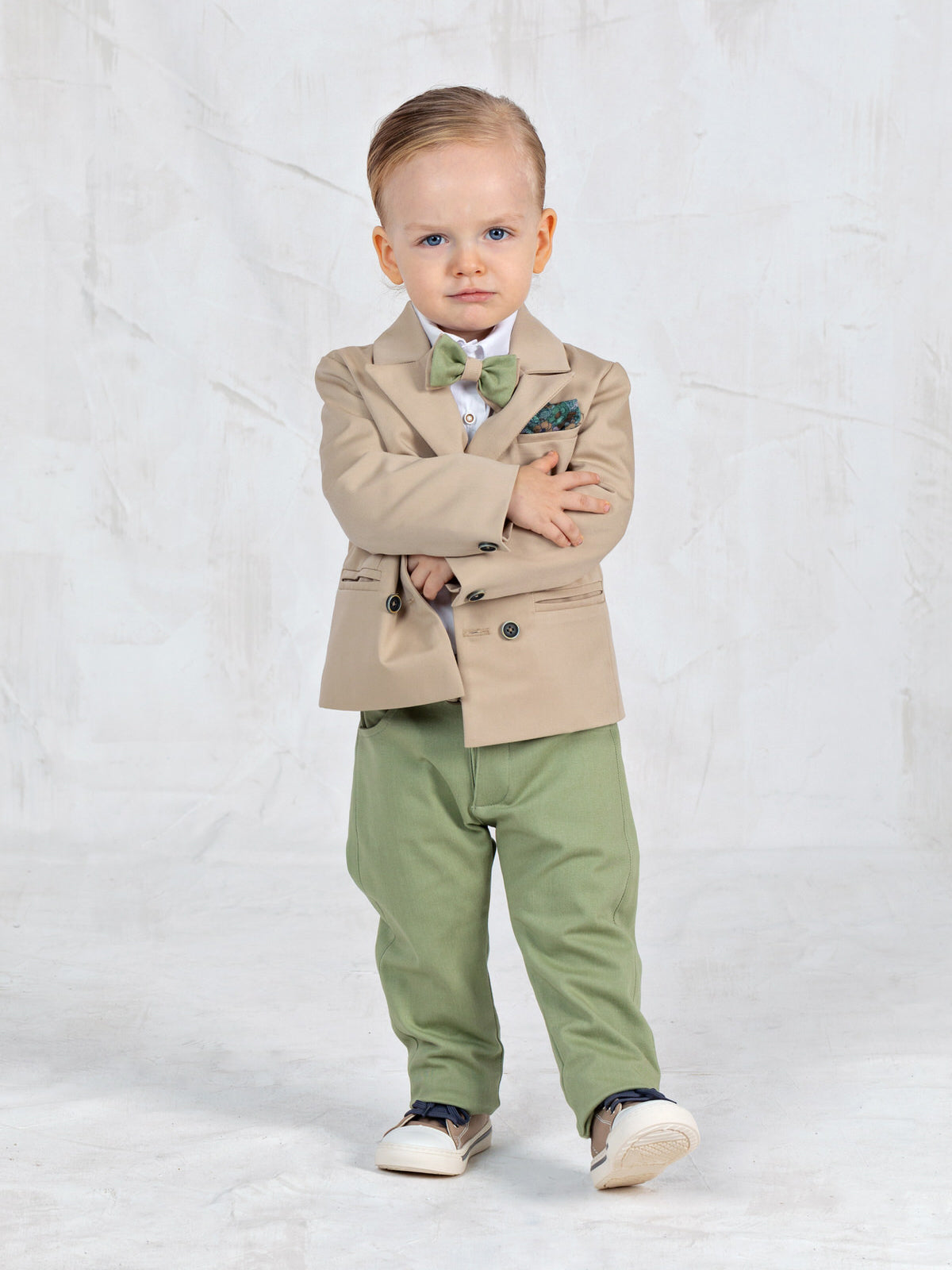 Boy's cotton suit set 6 pieces - MANOLO
