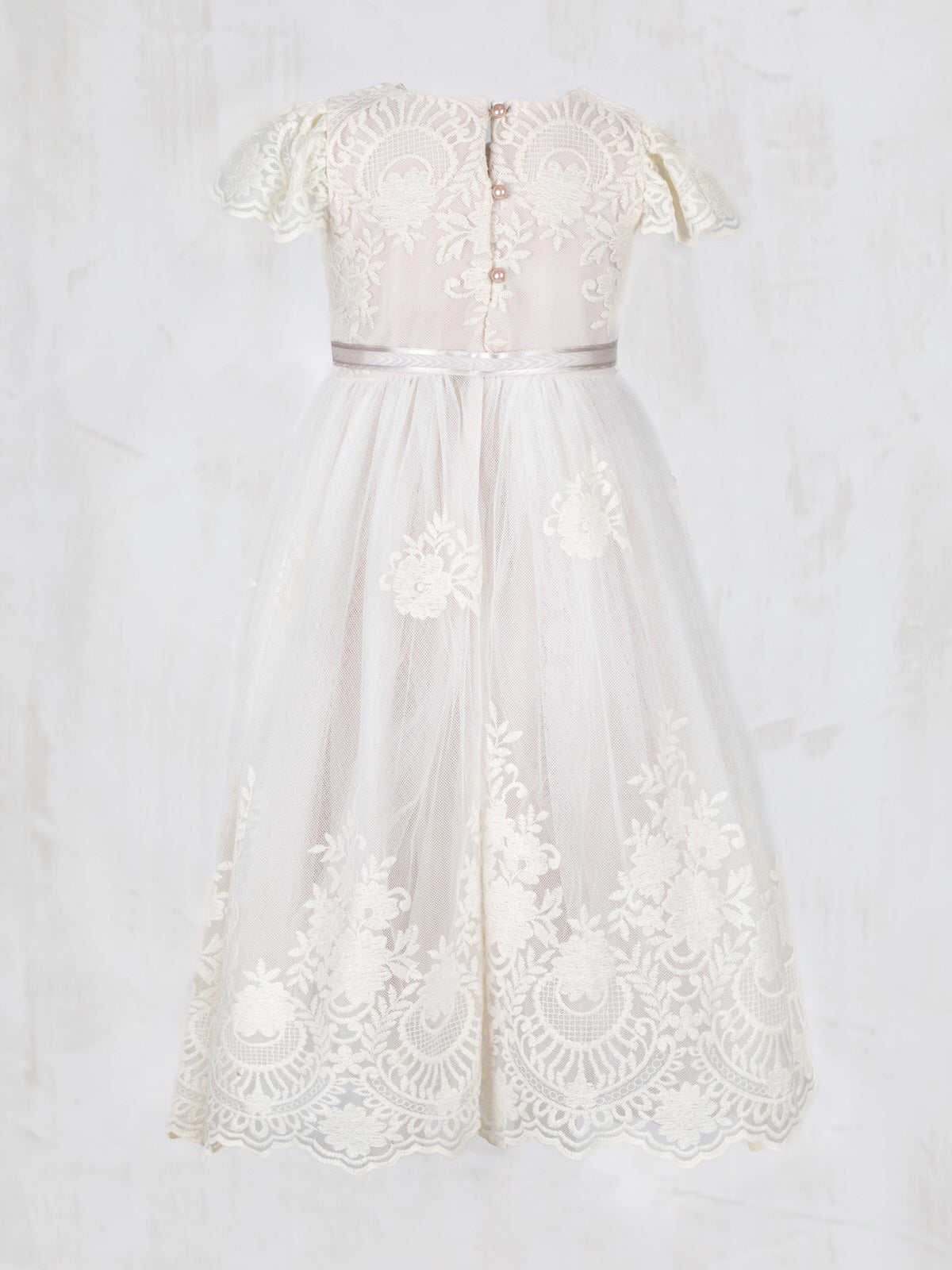 Girls' long lace Dress - DAMON