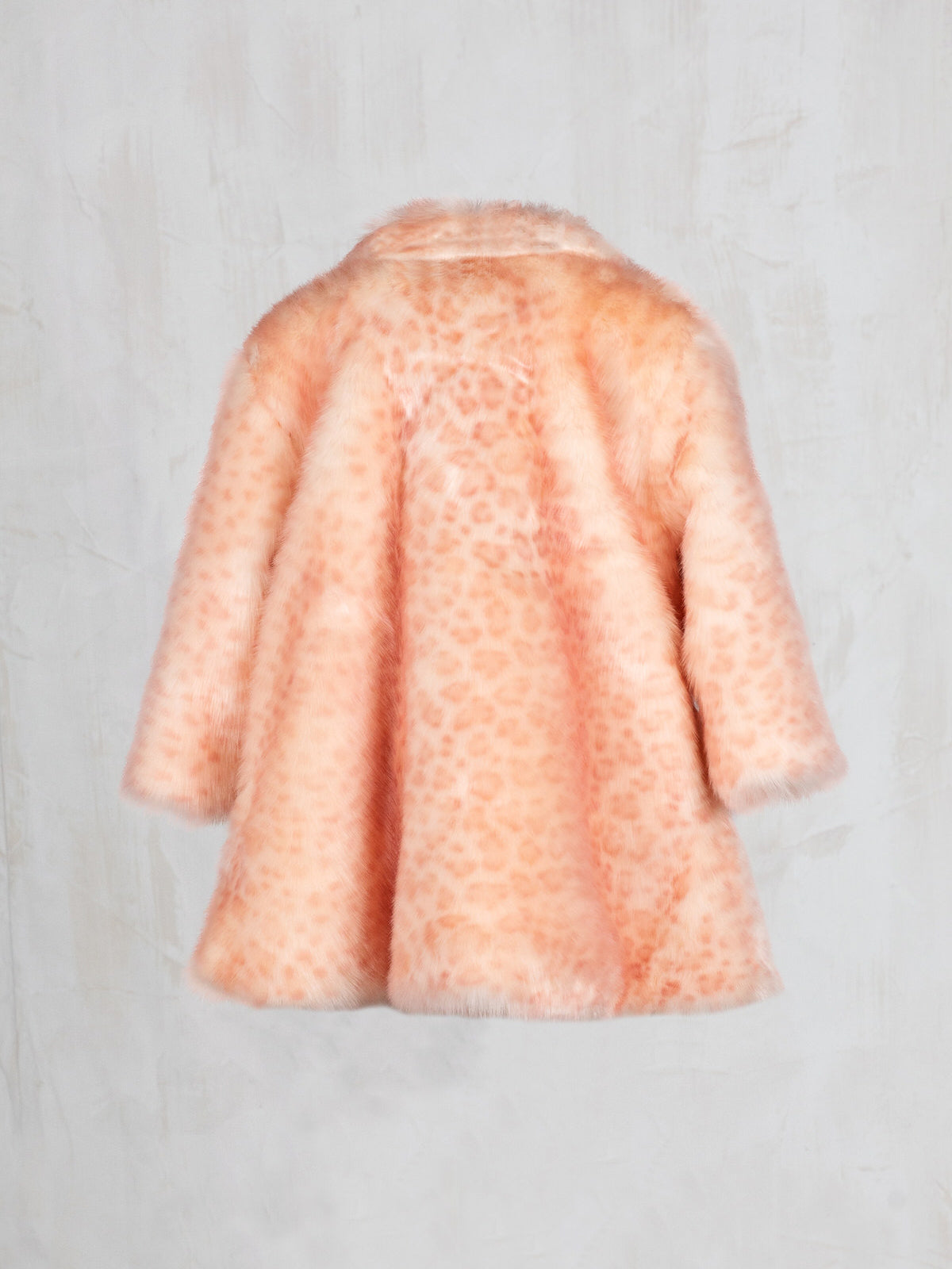 Παλτό faux γούνα για κοριτσάκι με τύπωμα - ORNELA