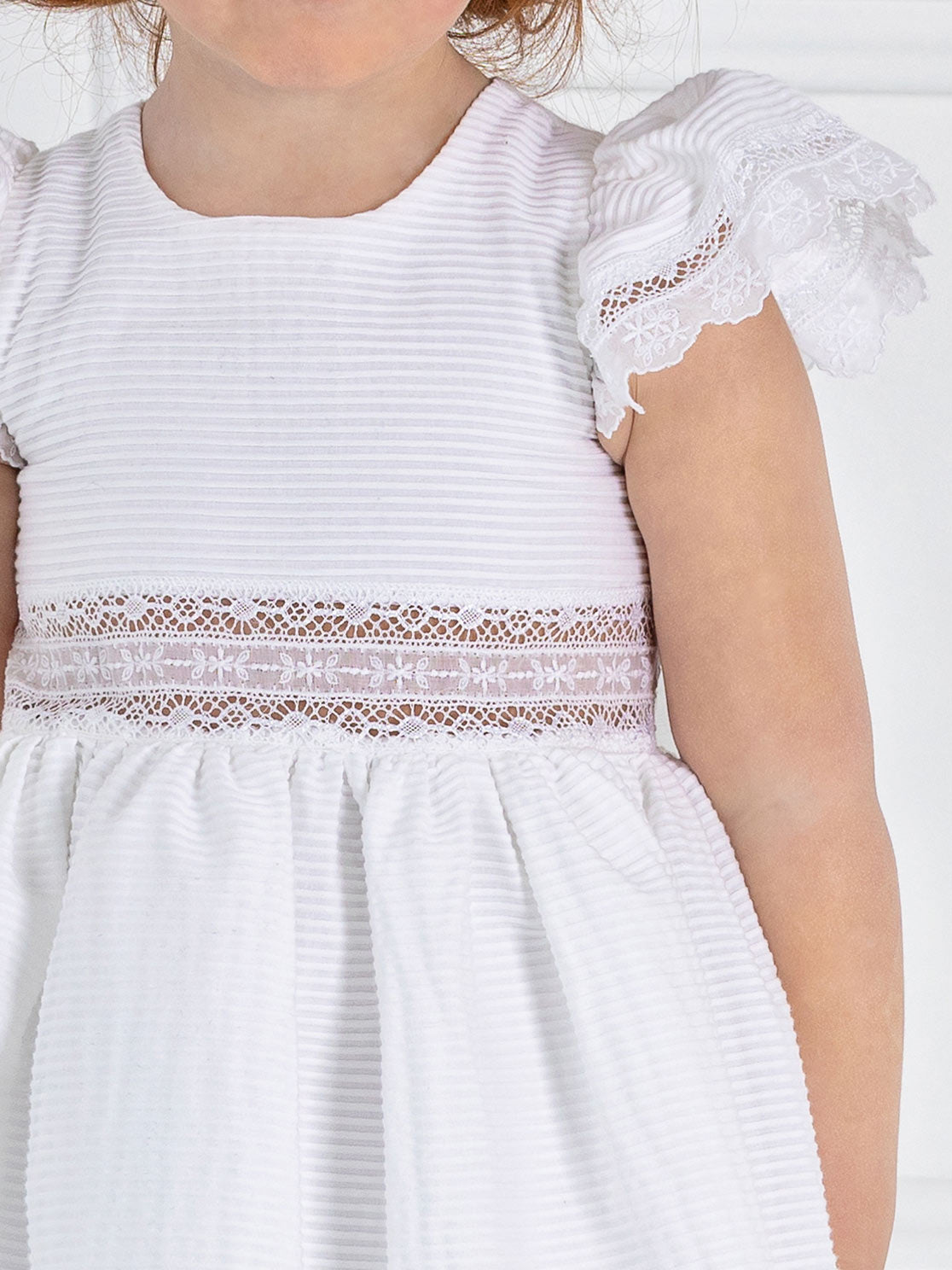Girl's baptism Cotton dress - KIDNESS