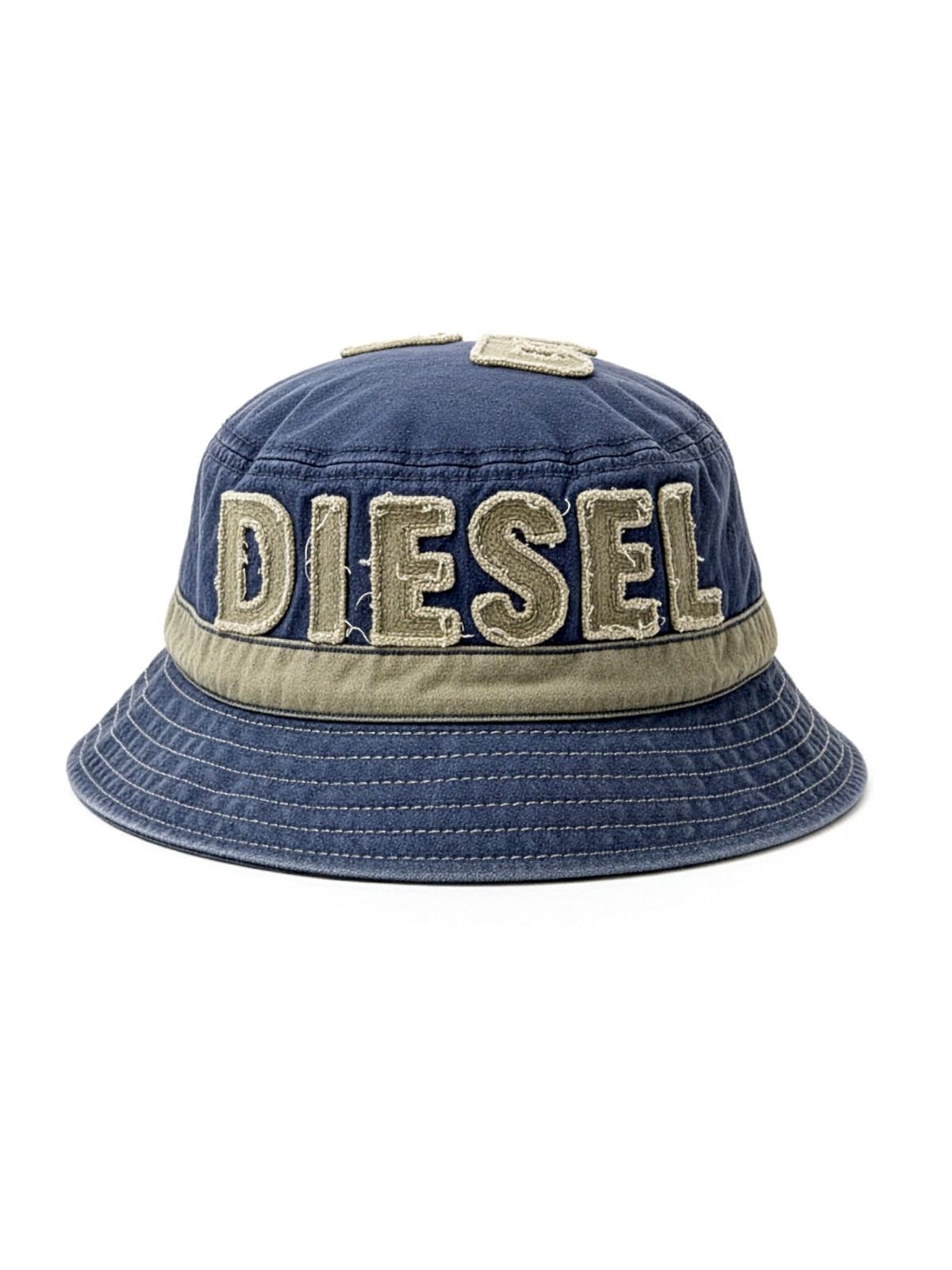 Diesel kid's logo applique bucket Hat-00JBRN