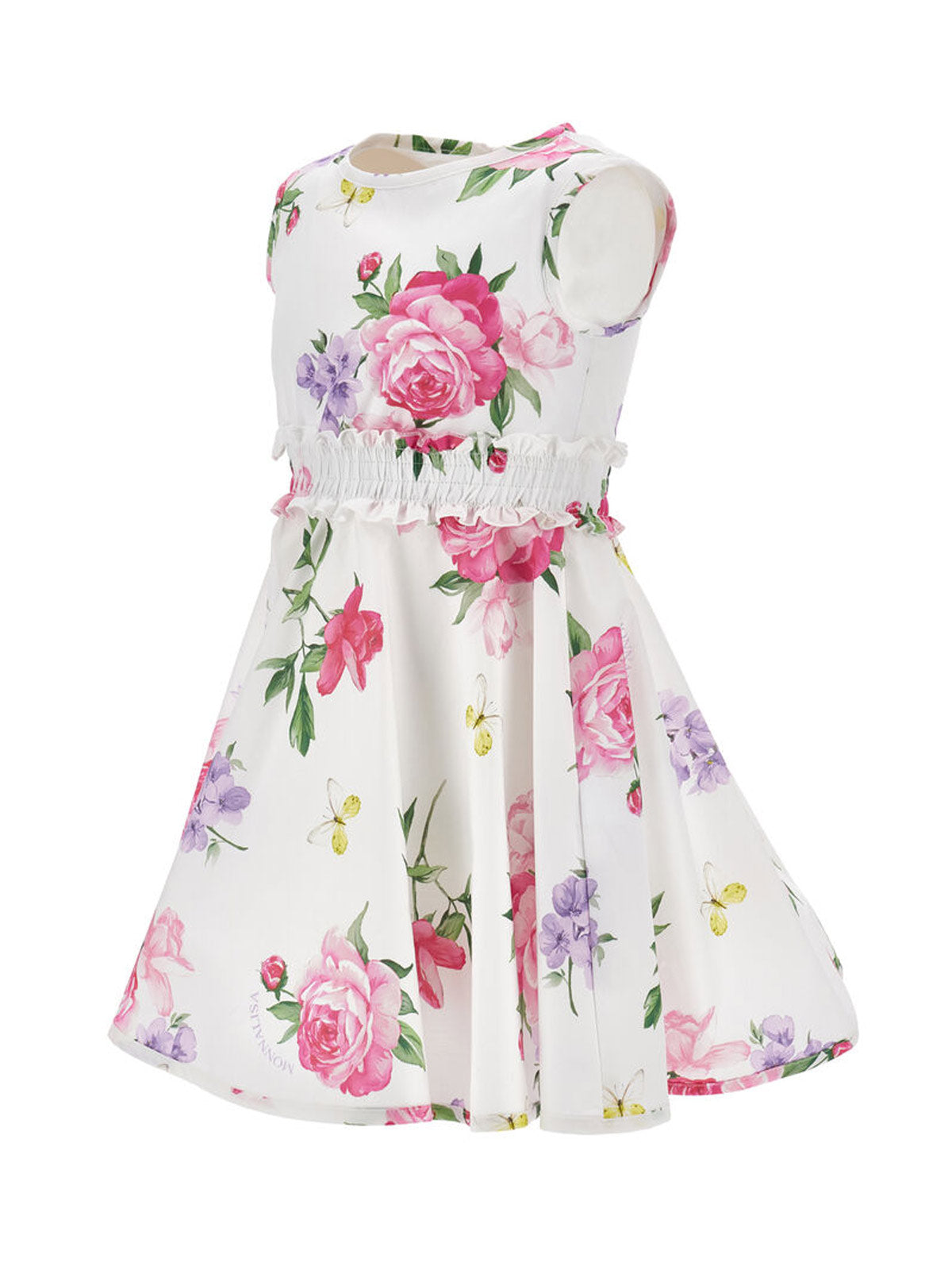 Monnalisa Girls' floral dress-11G908