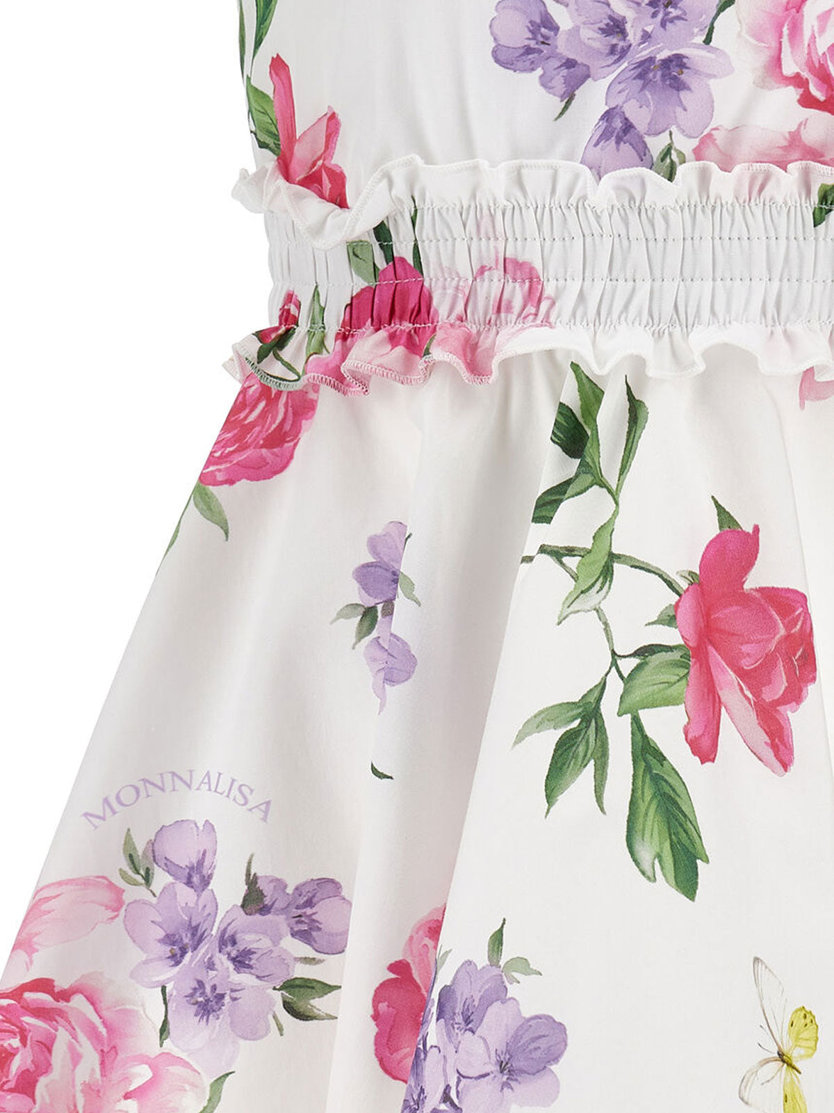 Monnalisa Girls' floral dress-11G908