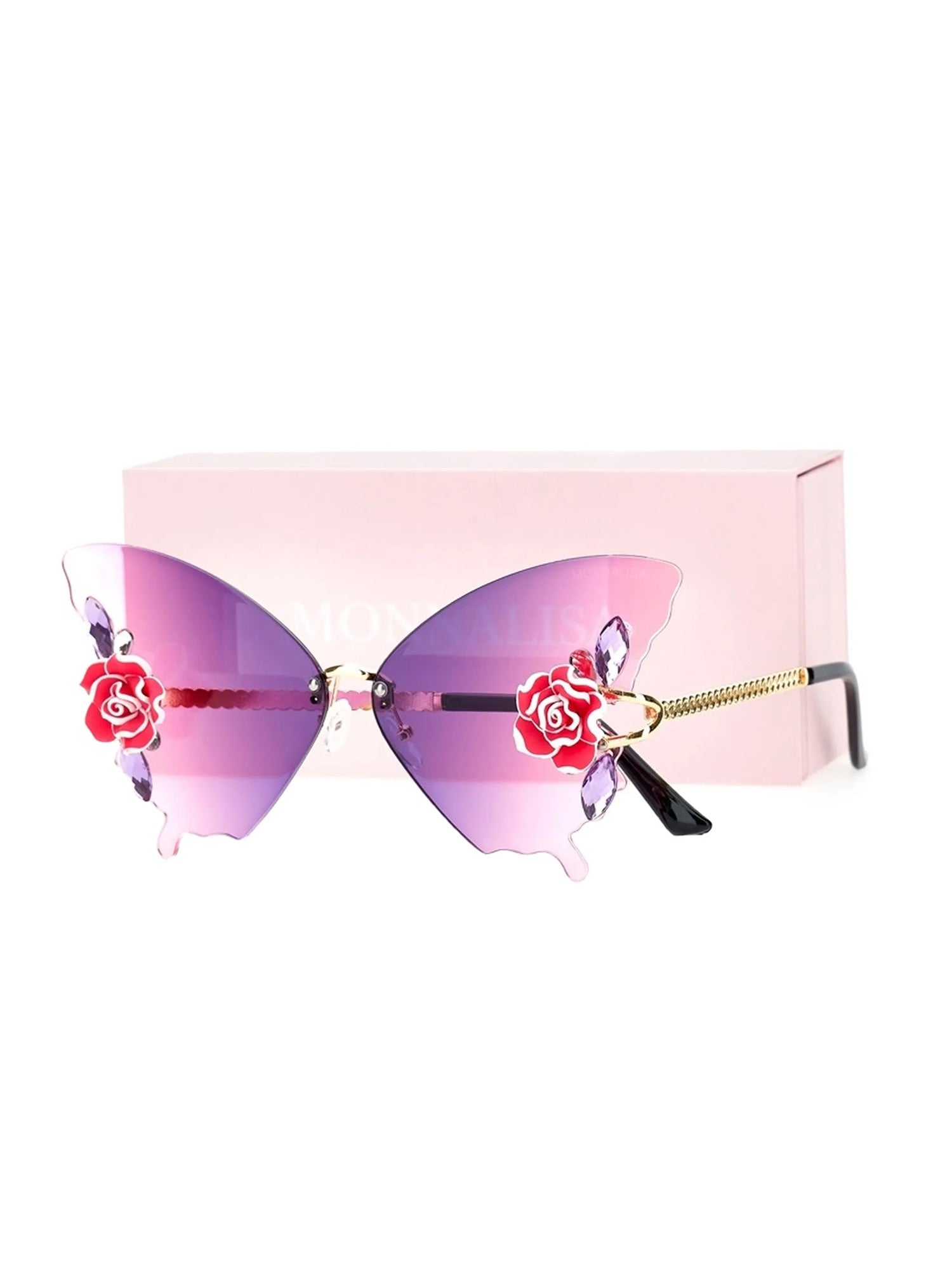 Monnalisa- Girls' Butterfly Sunglasses-19G020
