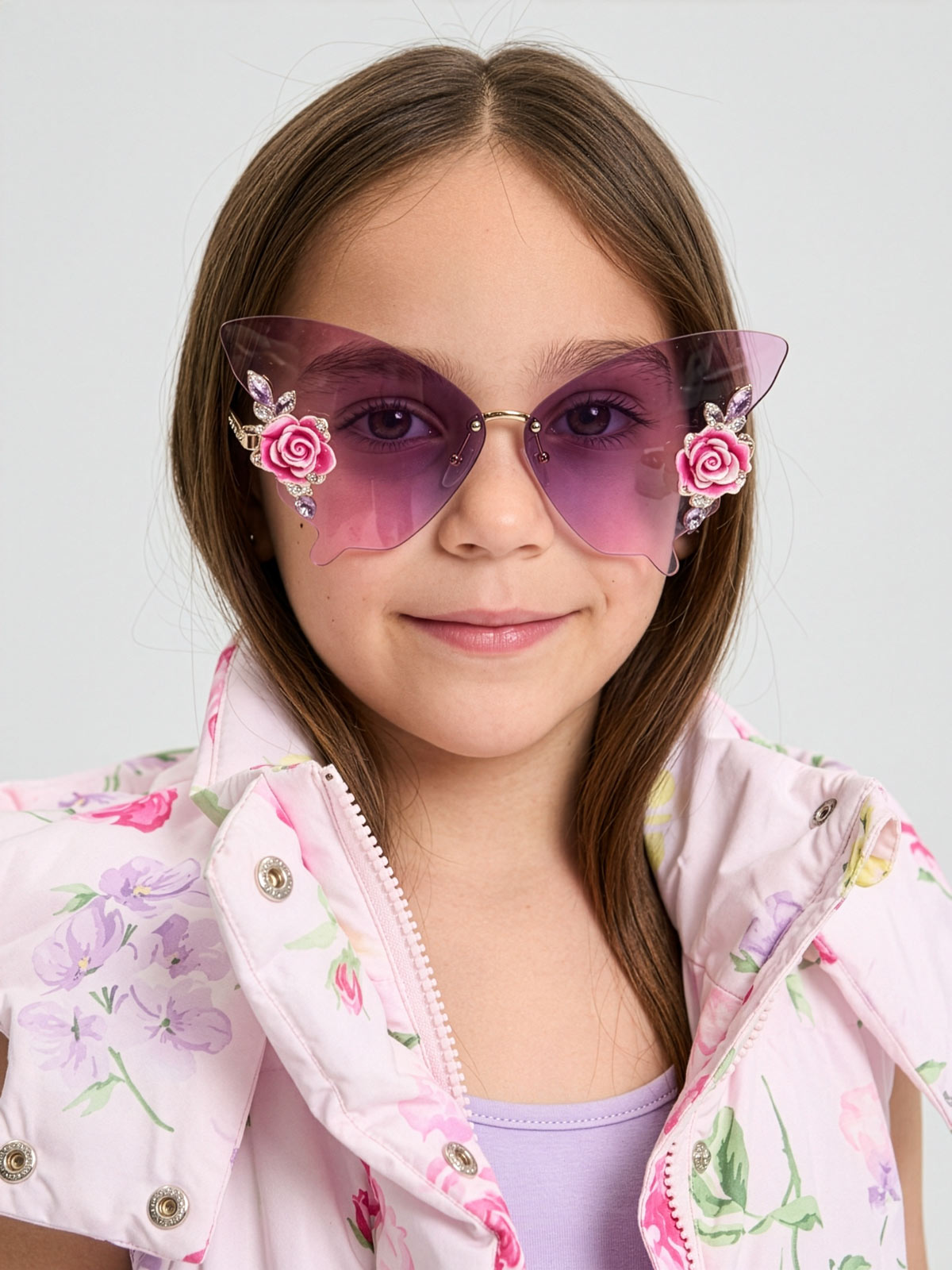 Monnalisa- Girls' Butterfly Sunglasses-19G020