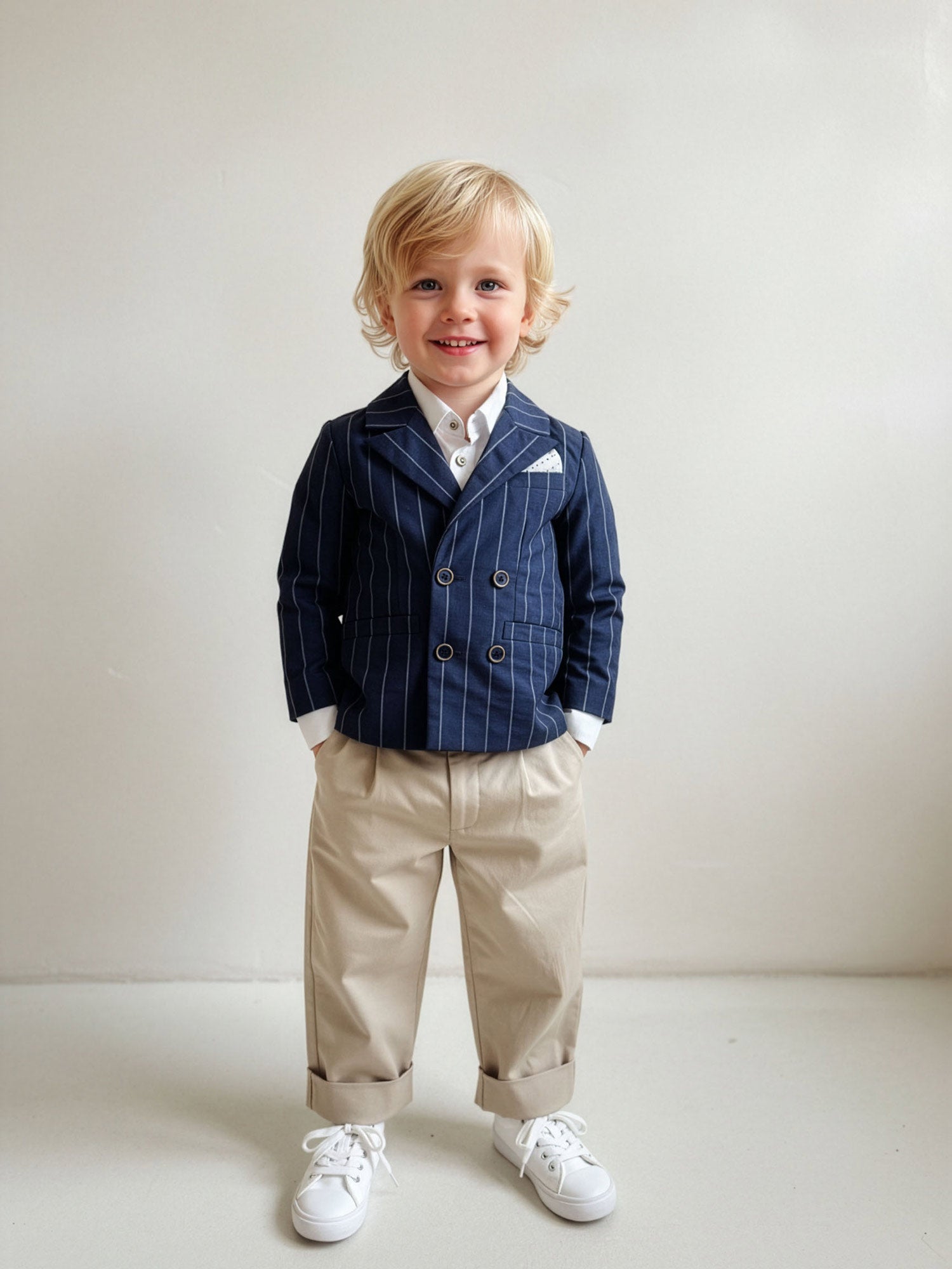 Βαμβακερό Σύνολο Βάπτισης για αγοράκι 6τεμ.-EDGAR